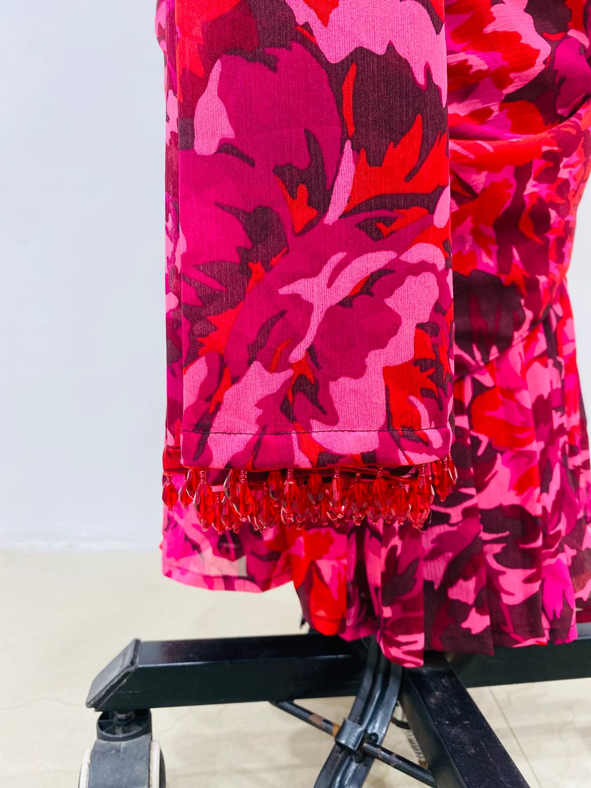 Rosy Hues Maxi Saree