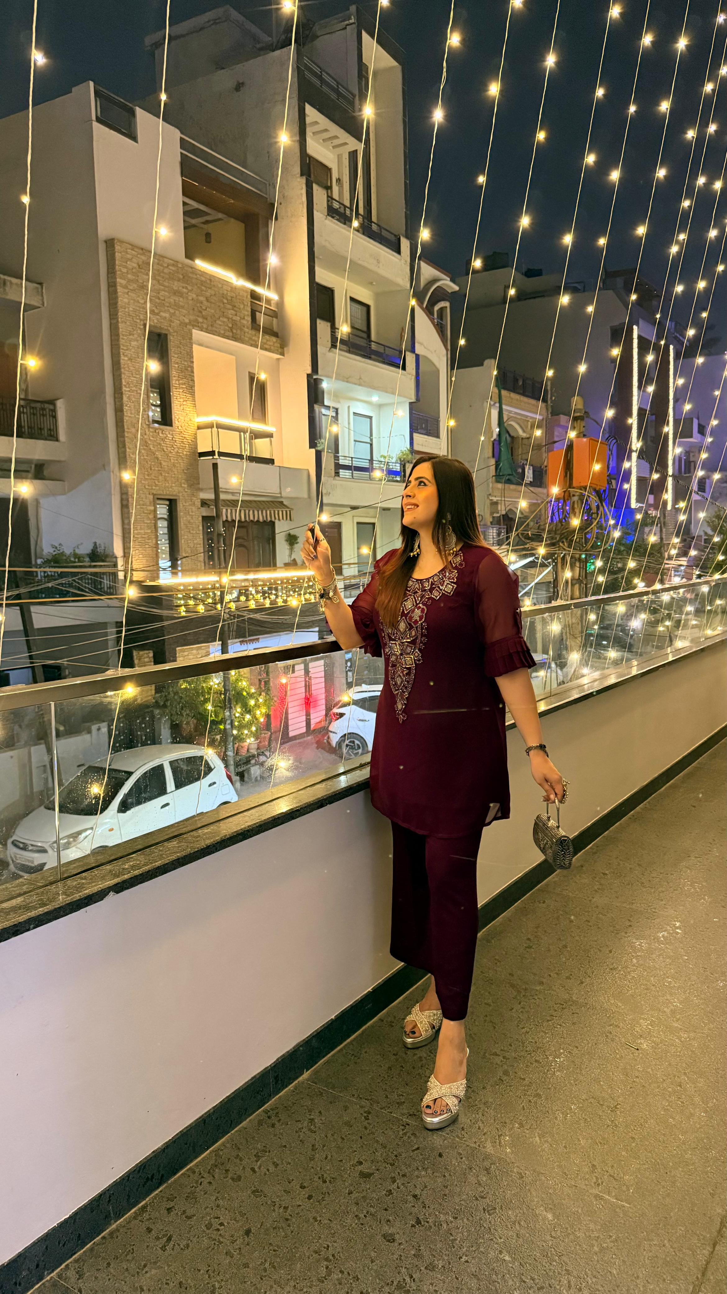 Wine Festive Co-Ord Set