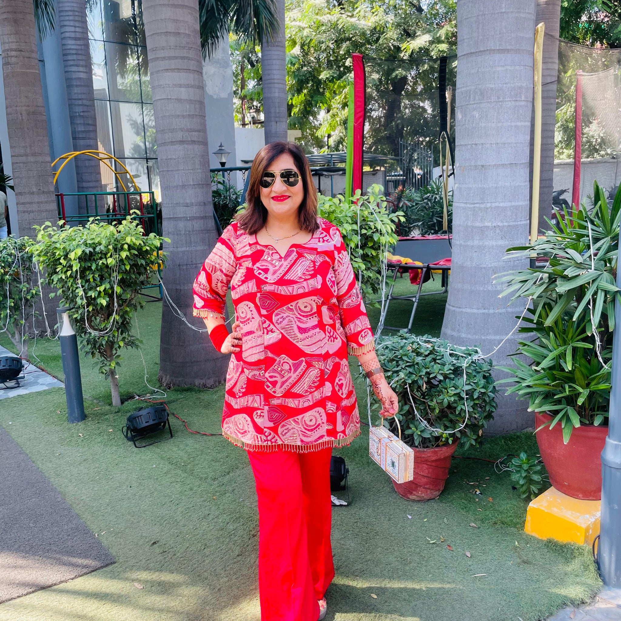 Cherry Red Festive Co-Ord