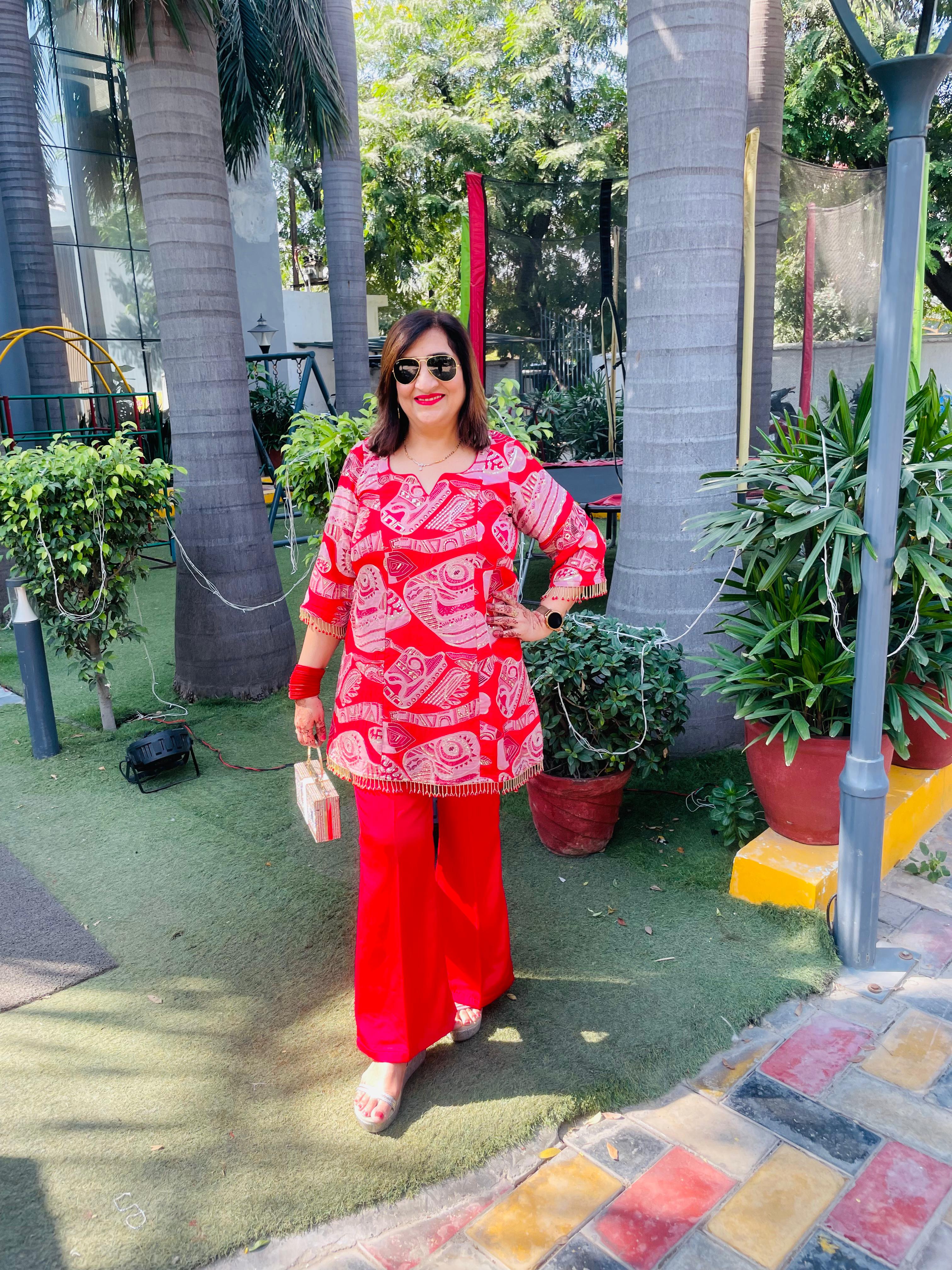 Cherry Red Festive Co-Ord