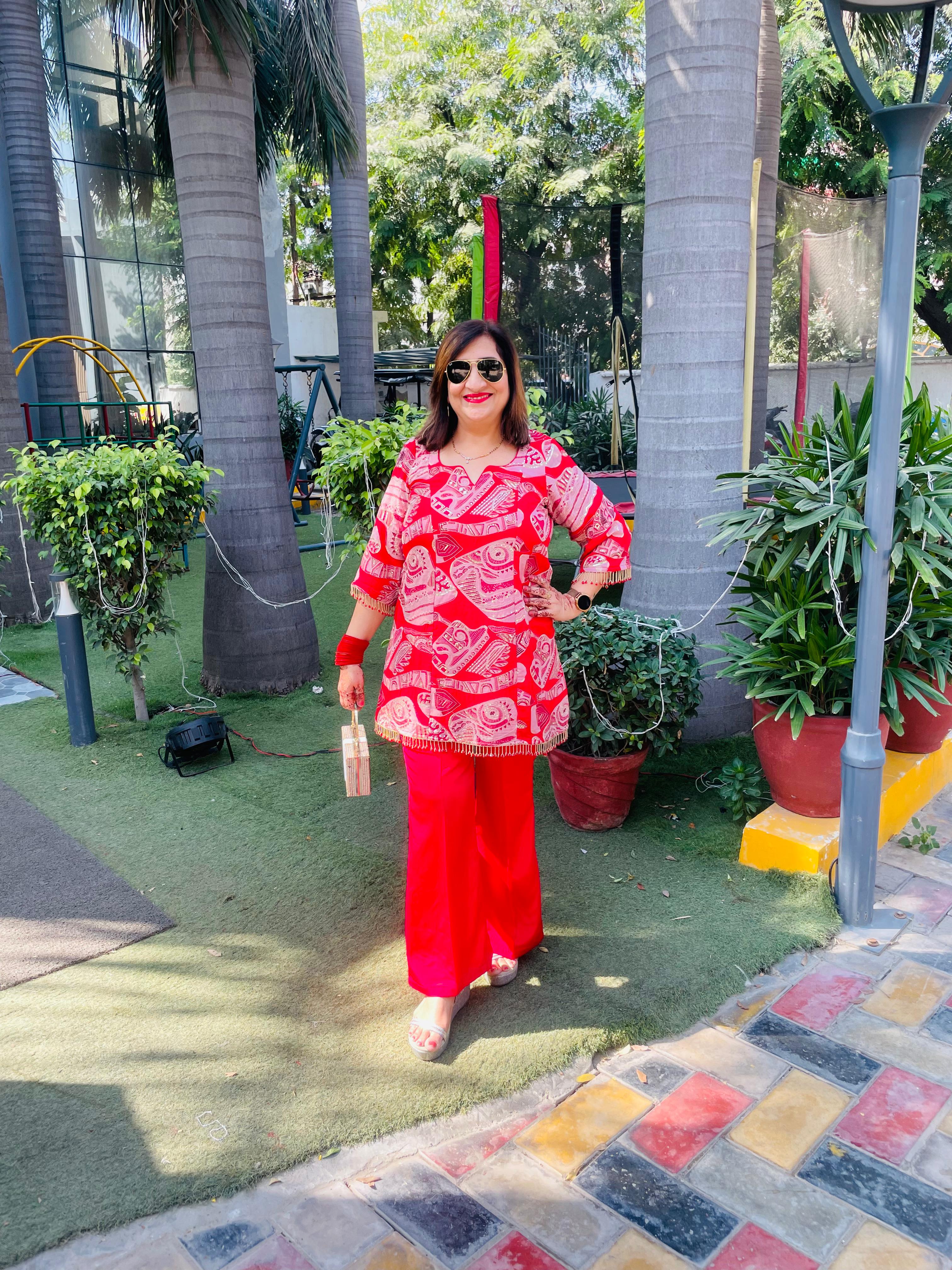 Cherry Red Festive Co-Ord