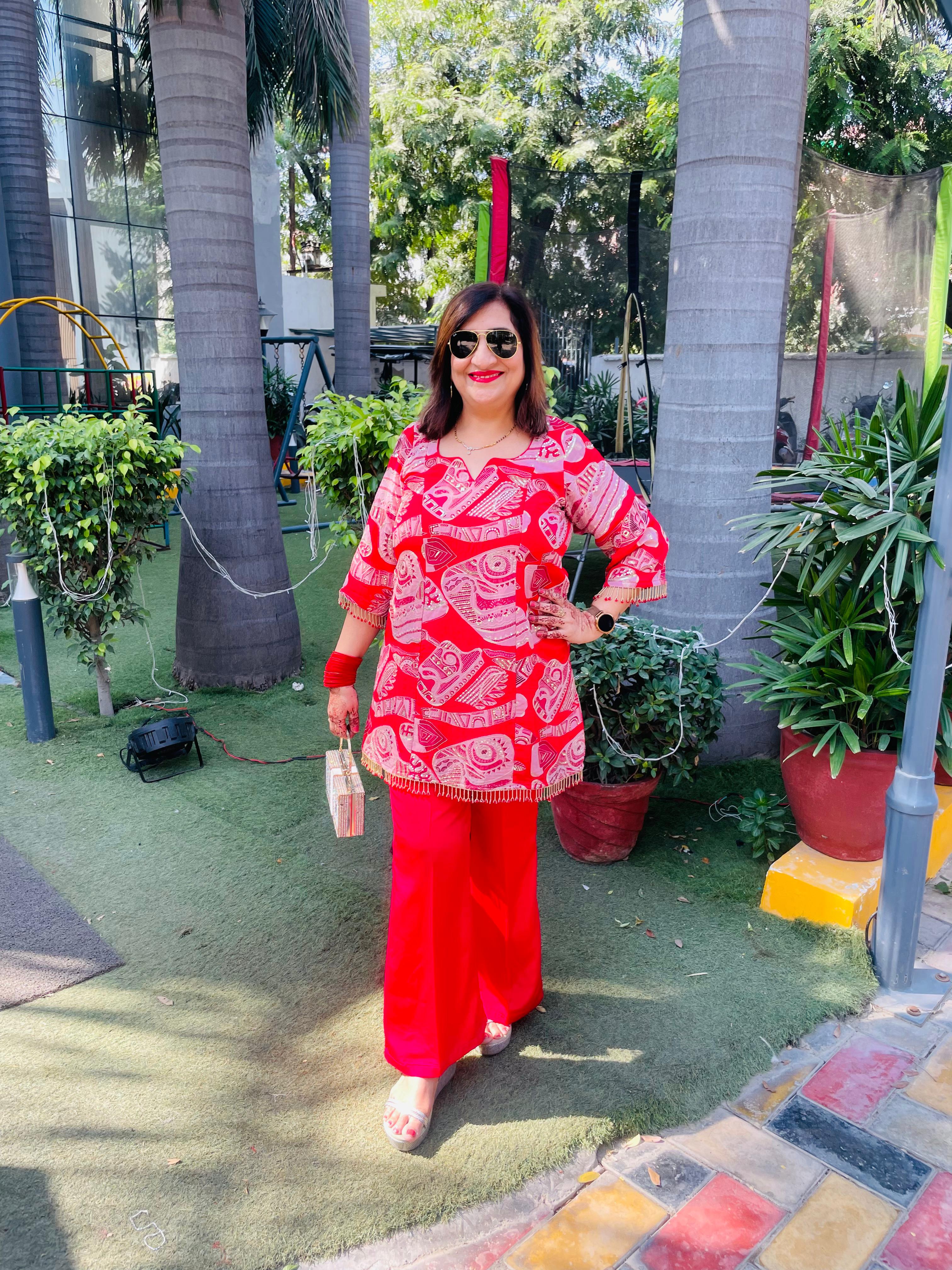 Cherry Red Festive Co-Ord