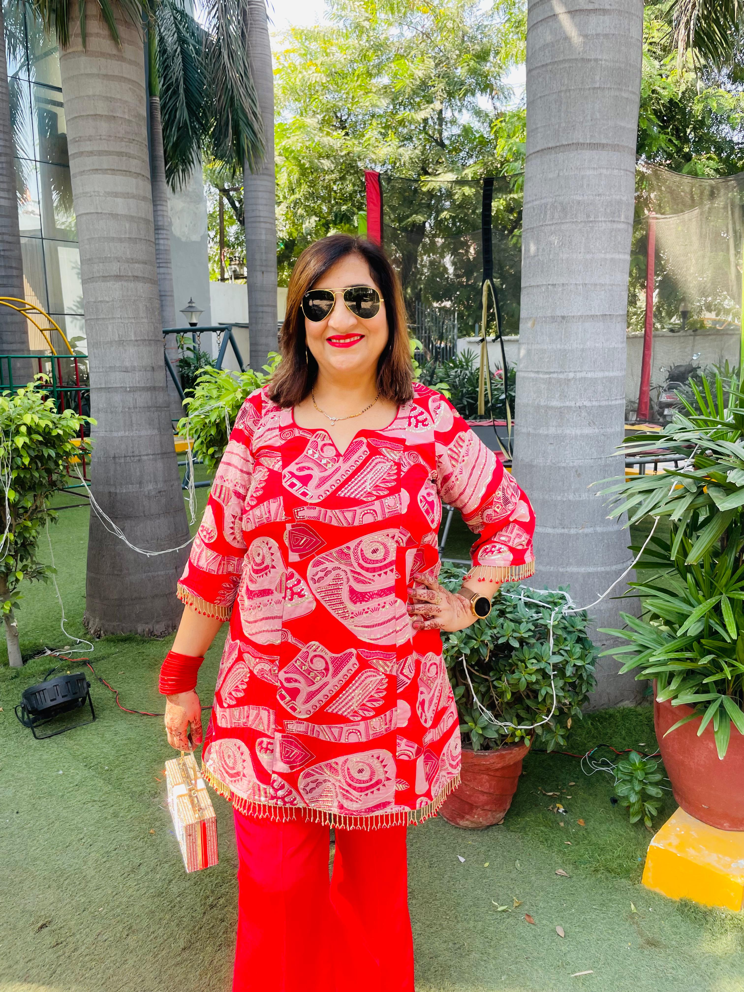 Cherry Red Festive Co-Ord