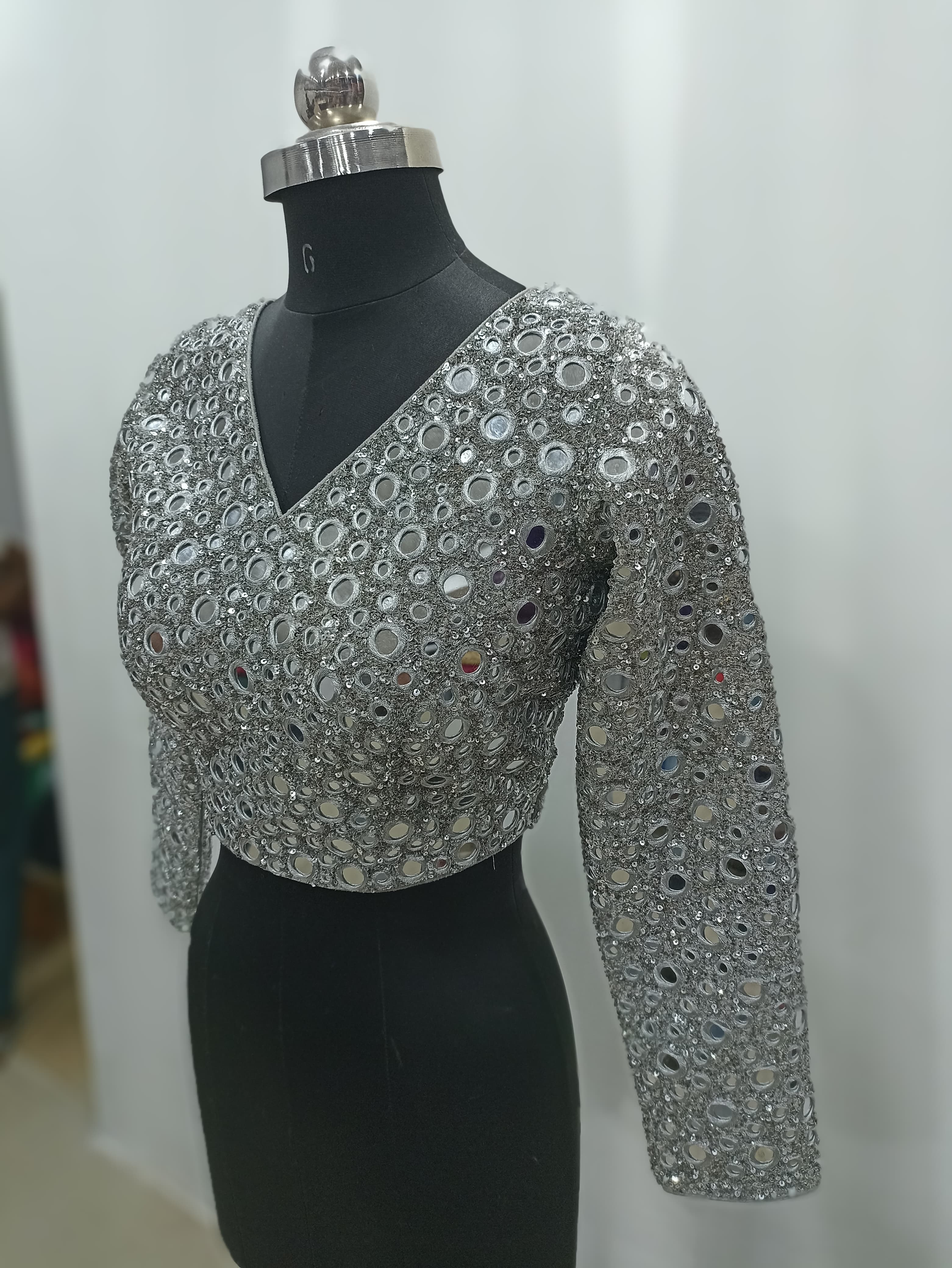 Silver Luxe Blouse