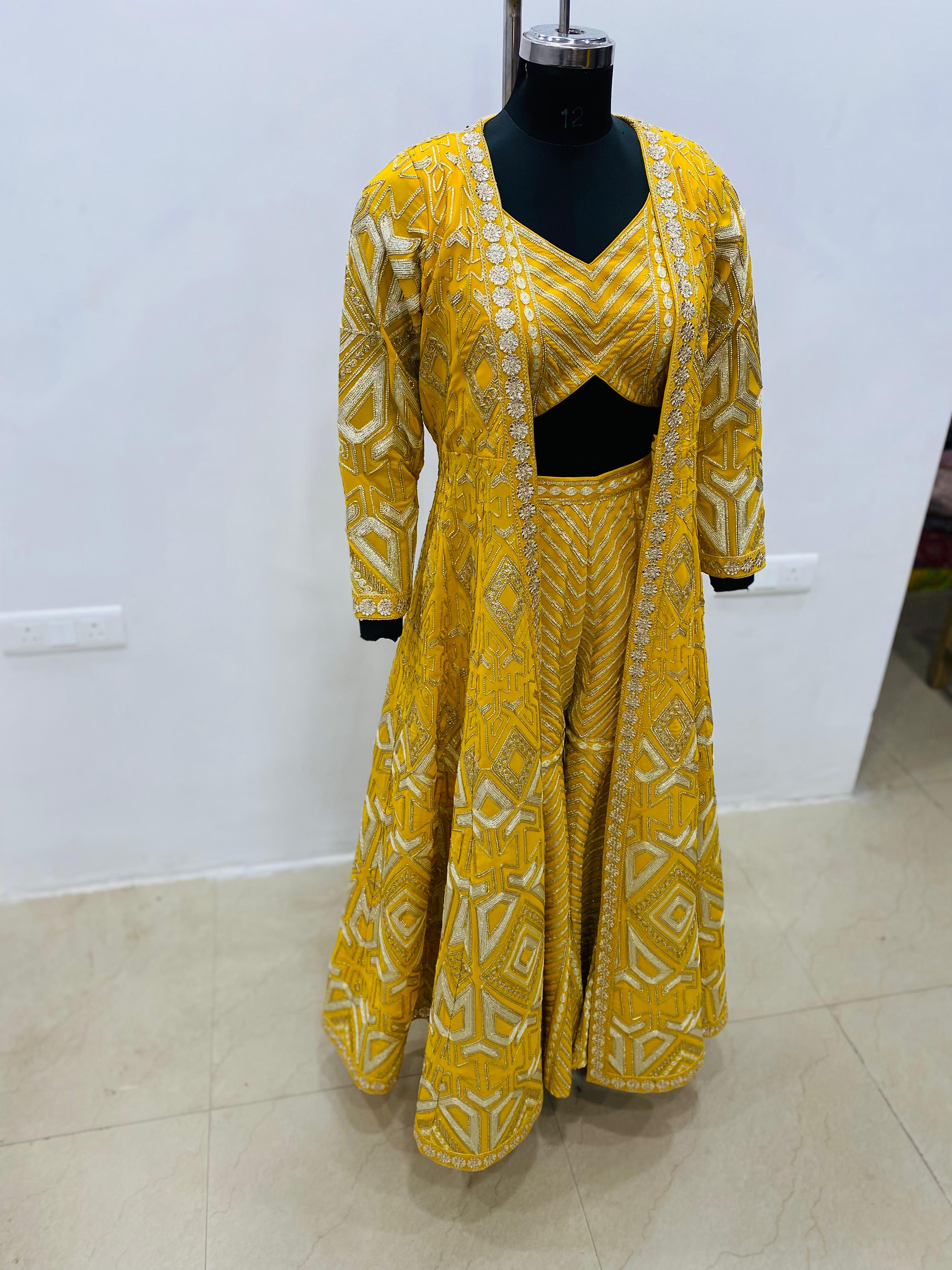 Winter Haldi Garara Set