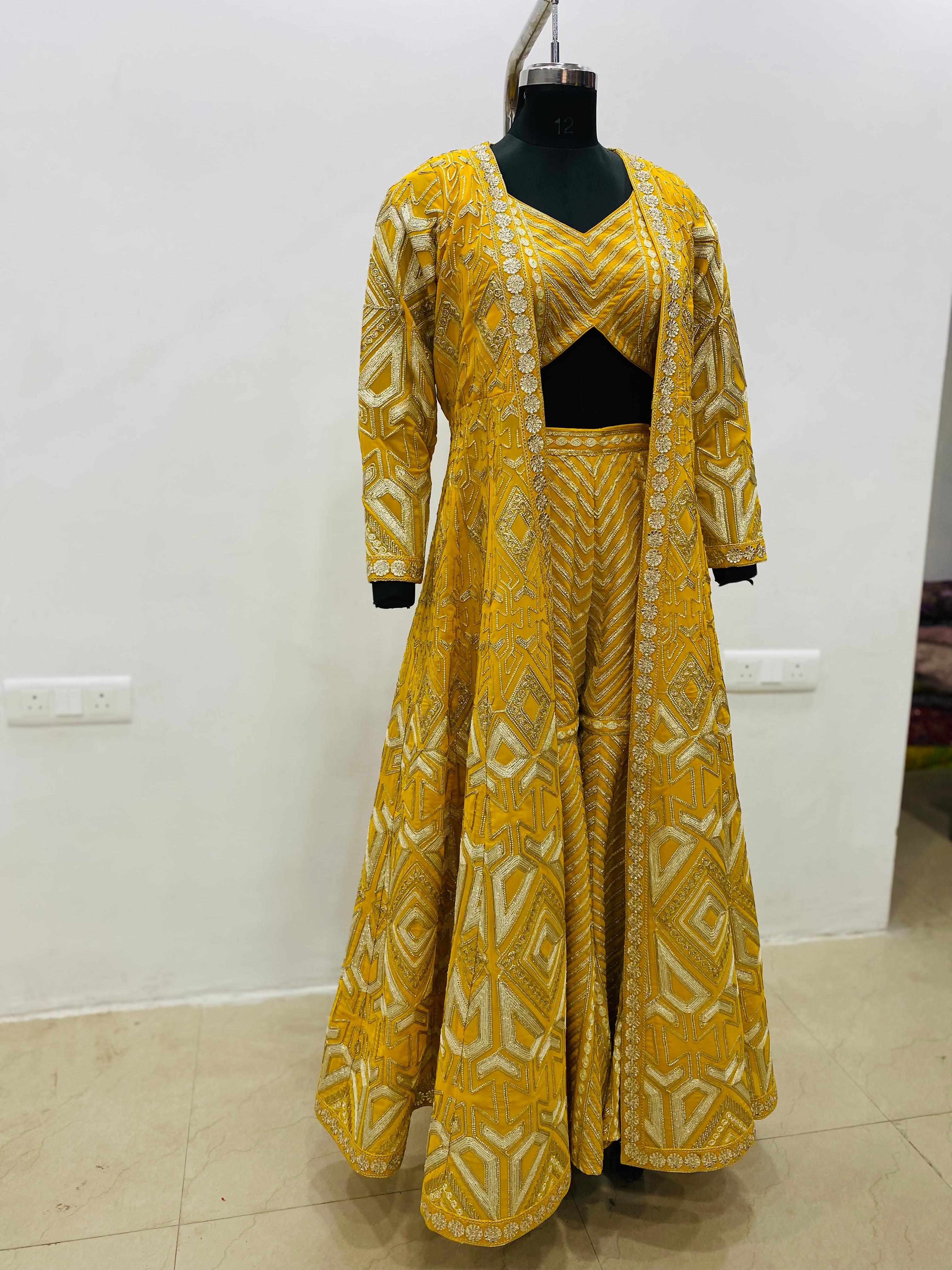 Winter Haldi Garara Set