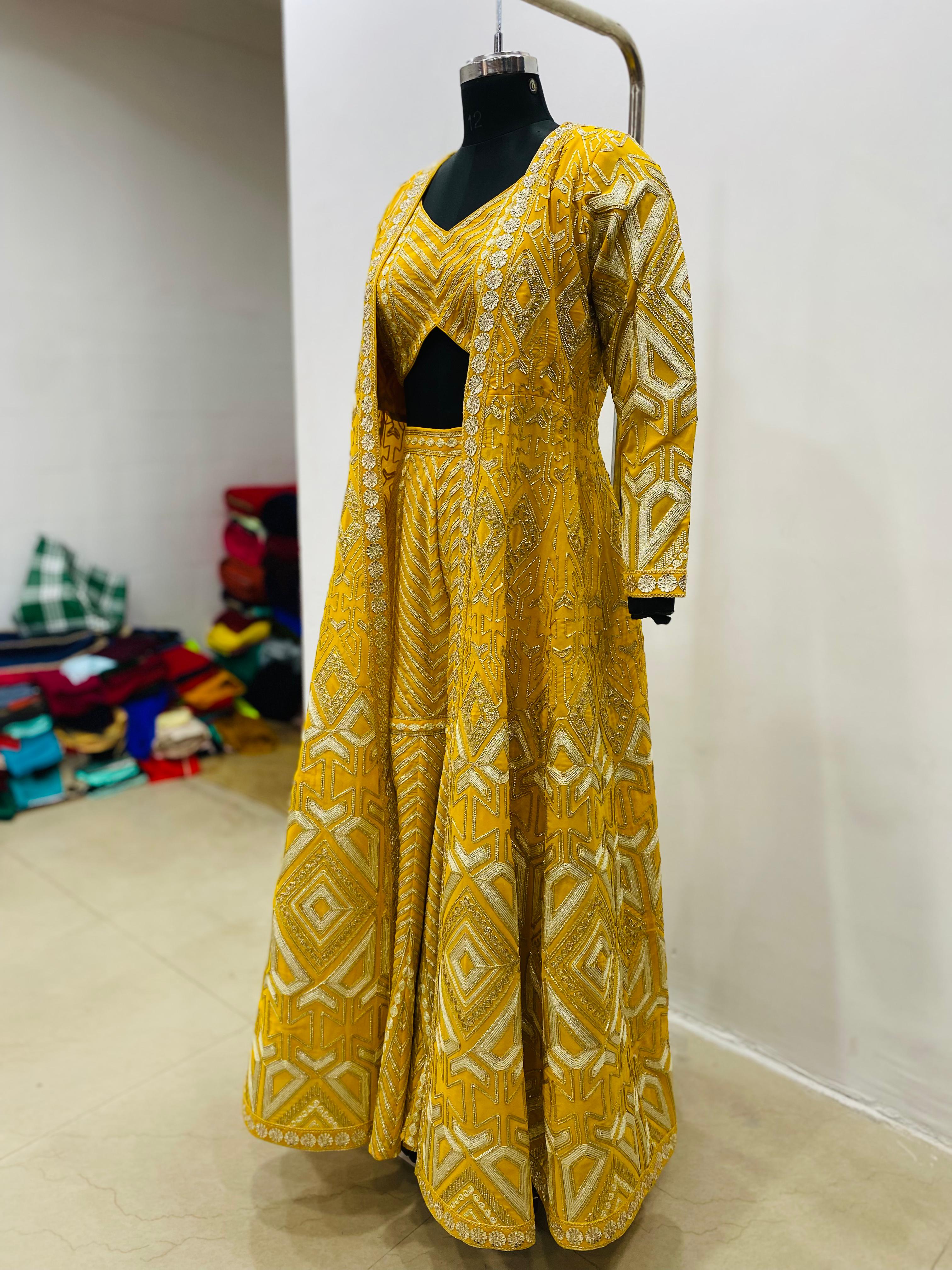 Winter Haldi Garara Set