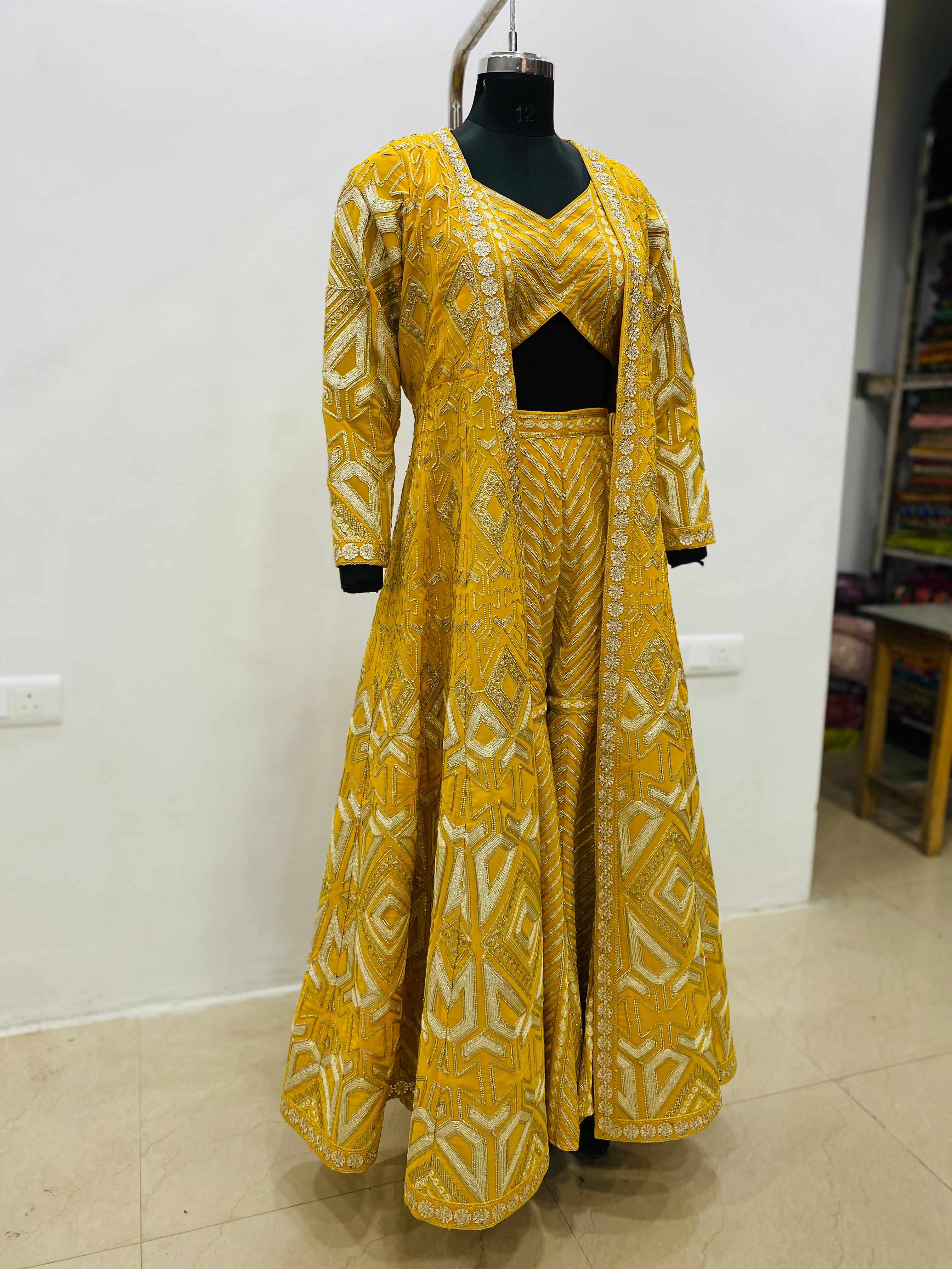 Winter Haldi Garara Set