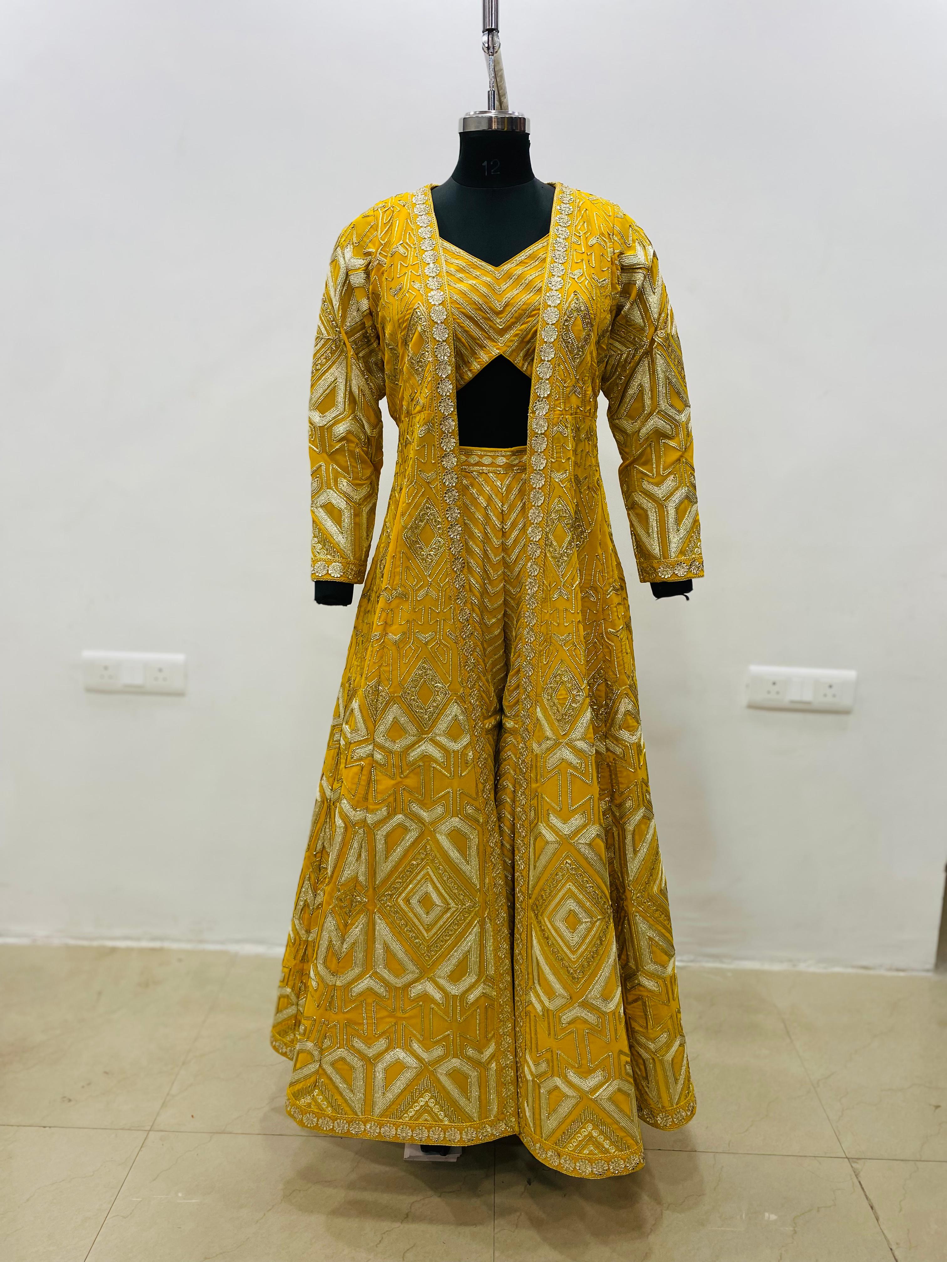 Winter Haldi Garara Set