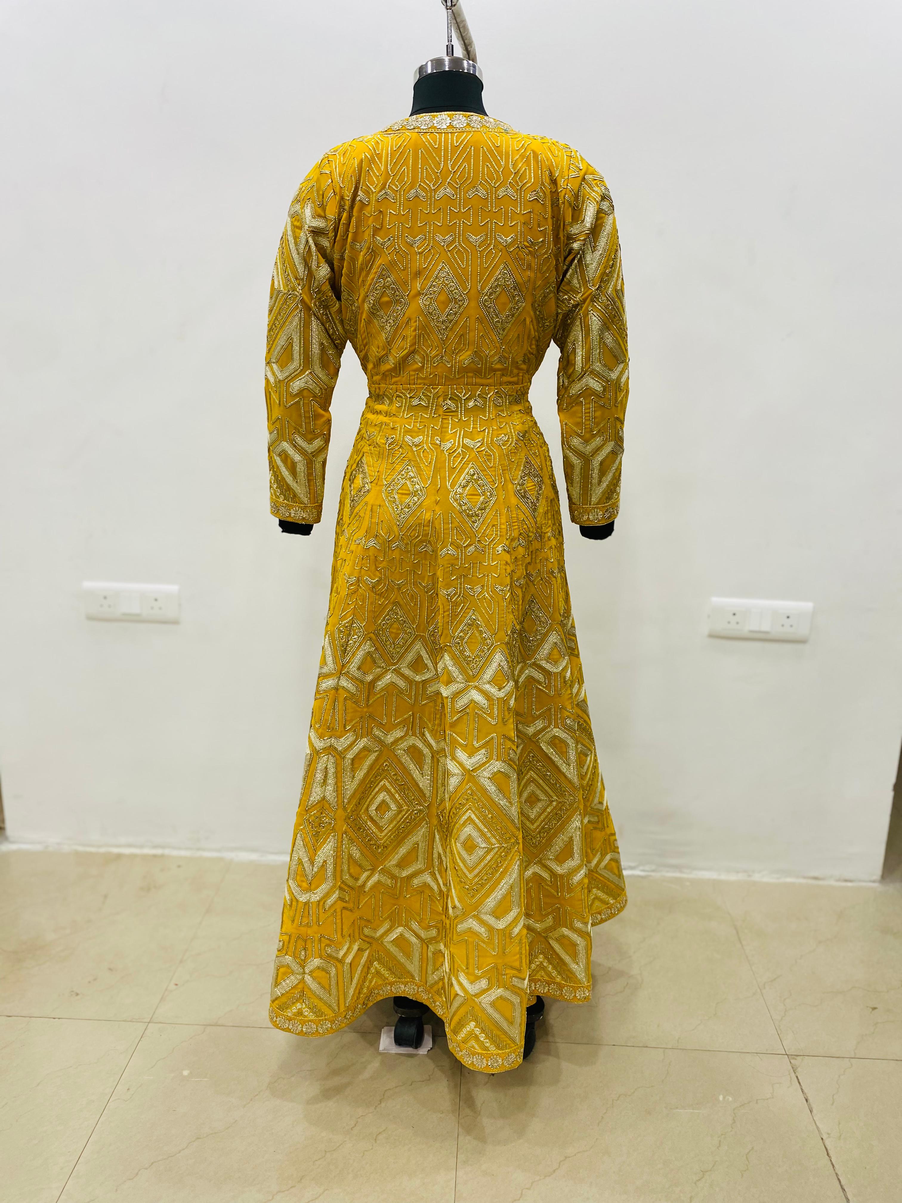 Winter Haldi Garara Set