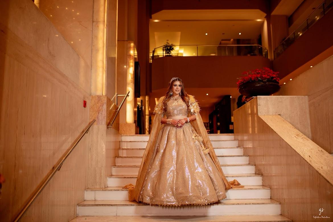 Golden Glamour Lehenga