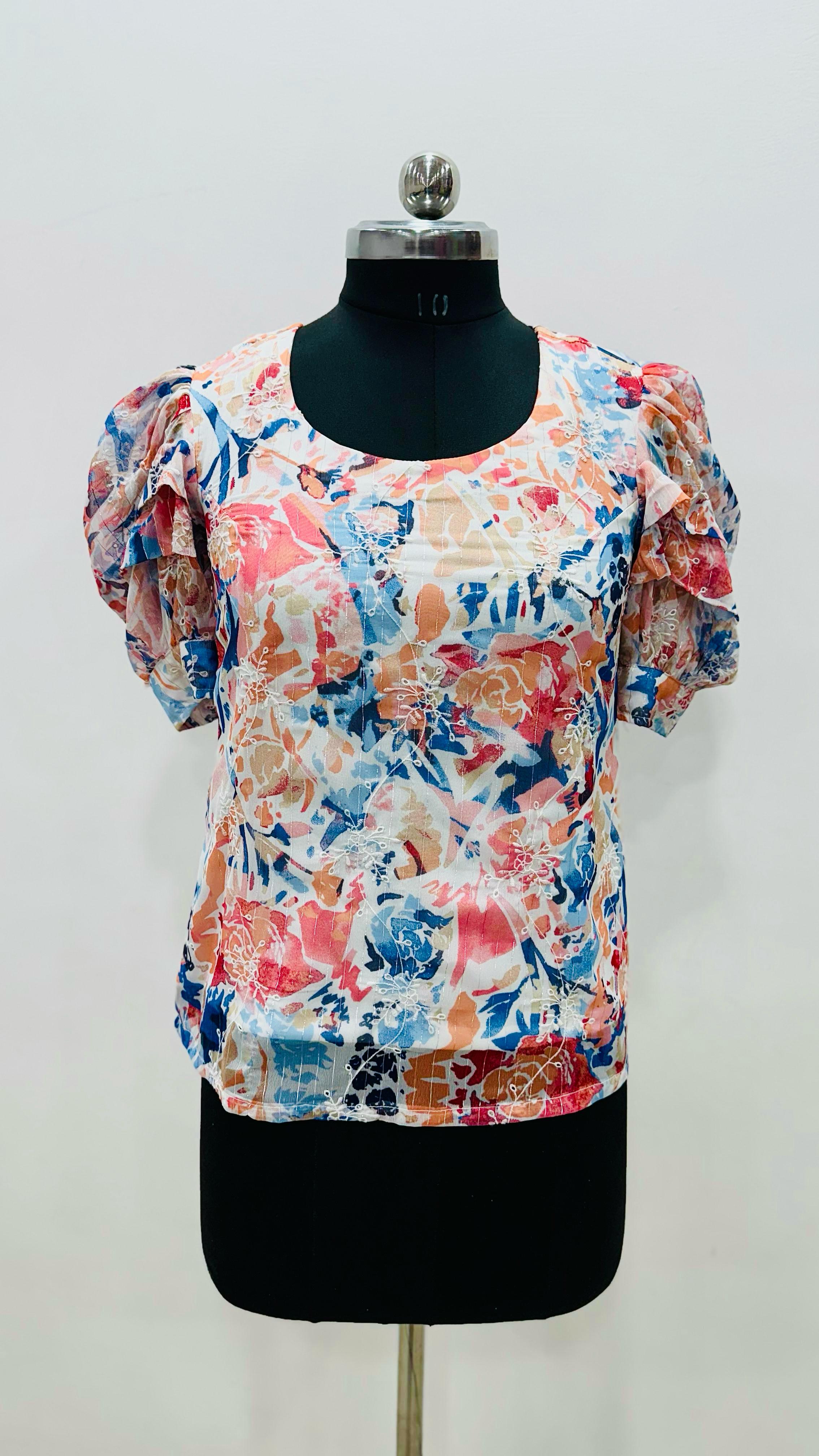 Multi-Colour Floral Top