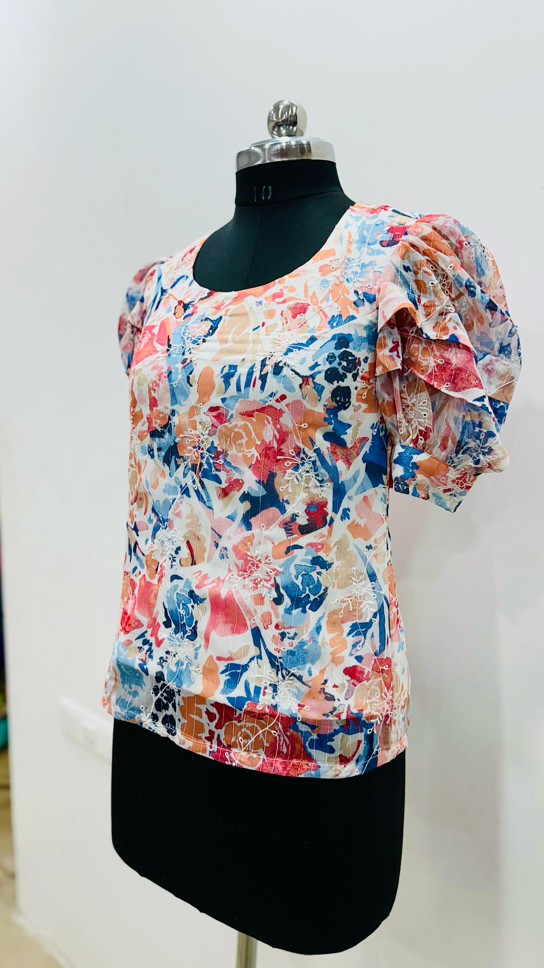Multi-Colour Floral Top