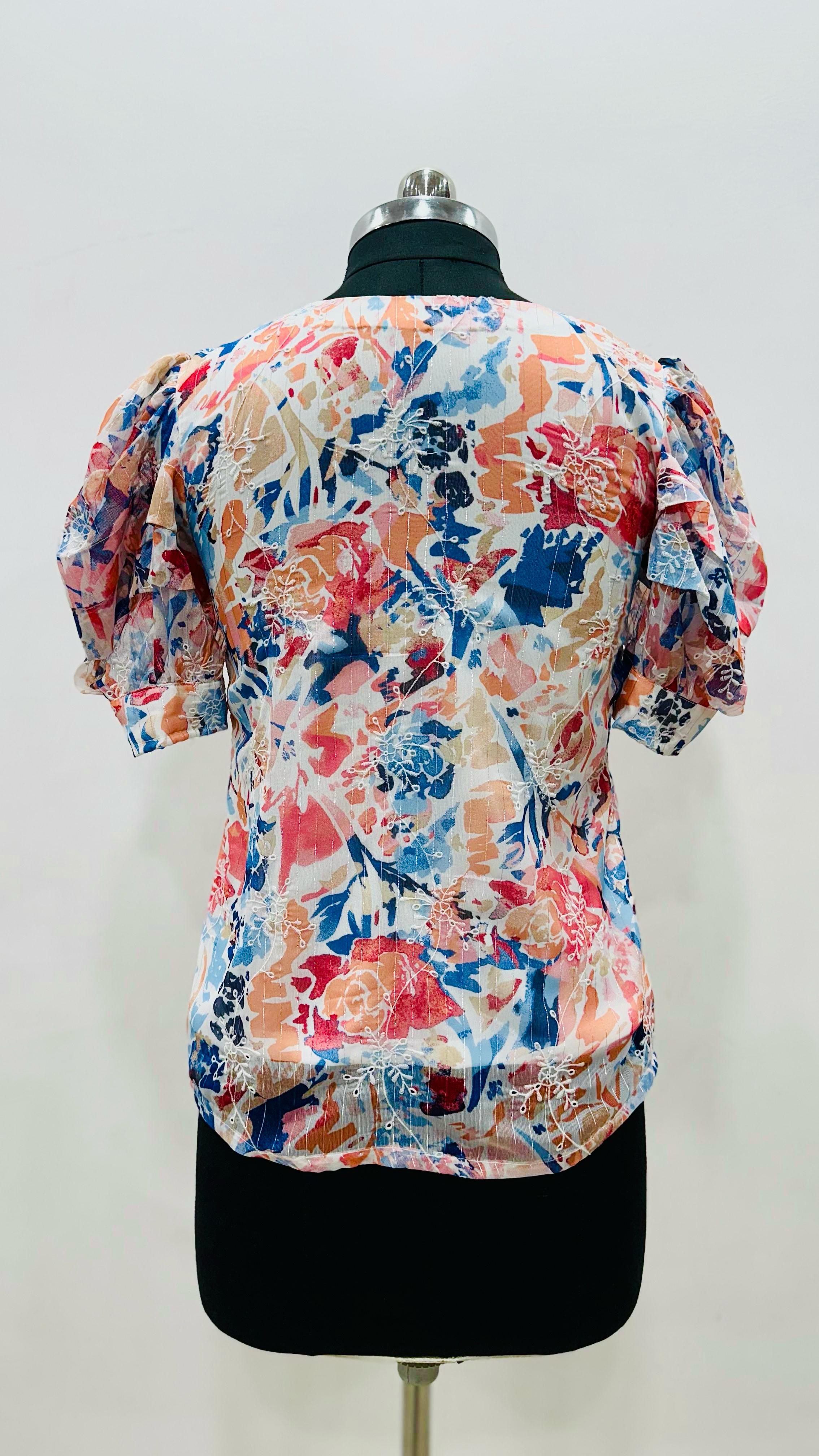 Multi-Colour Floral Top