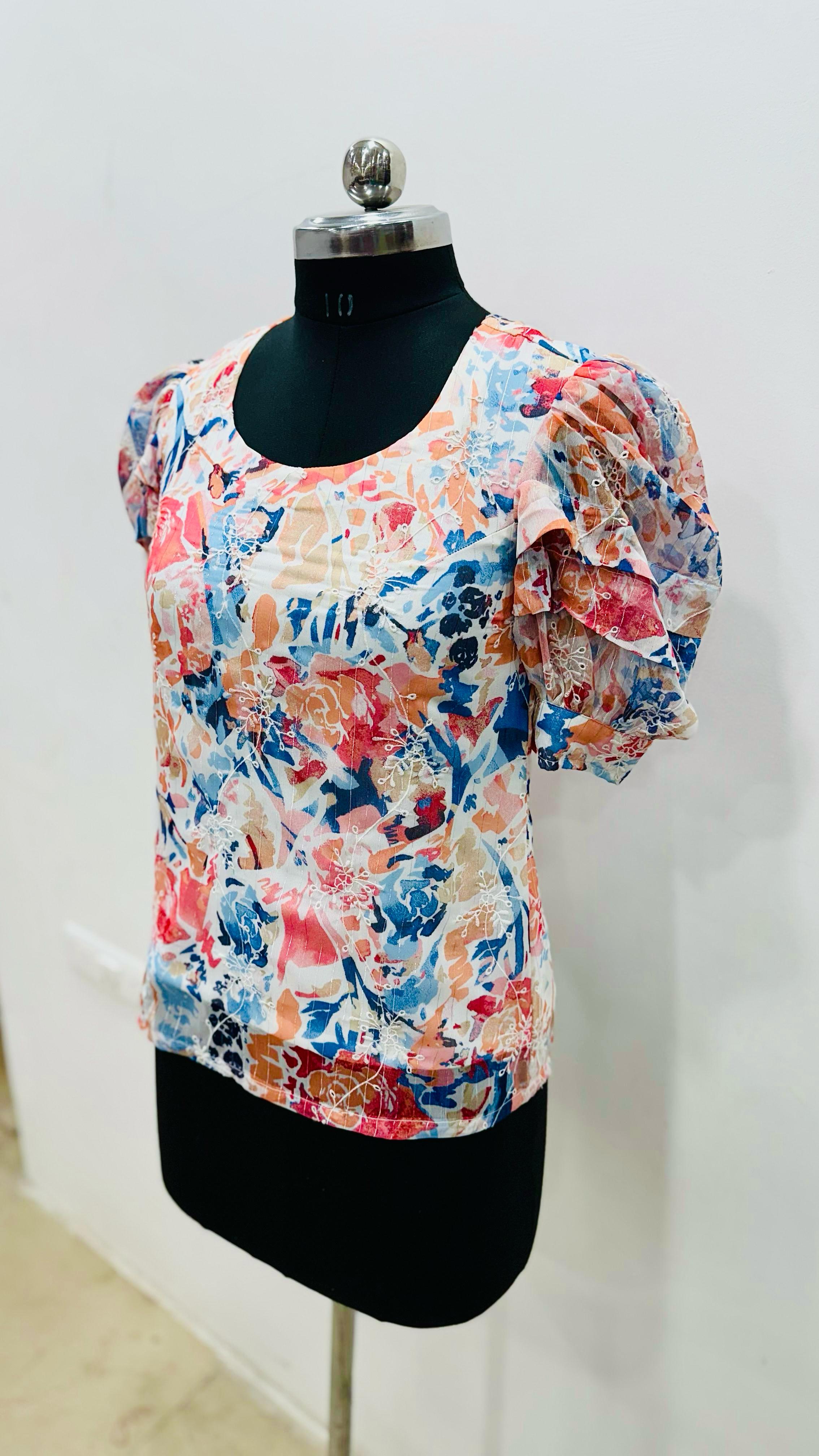 Multi-Colour Floral Top