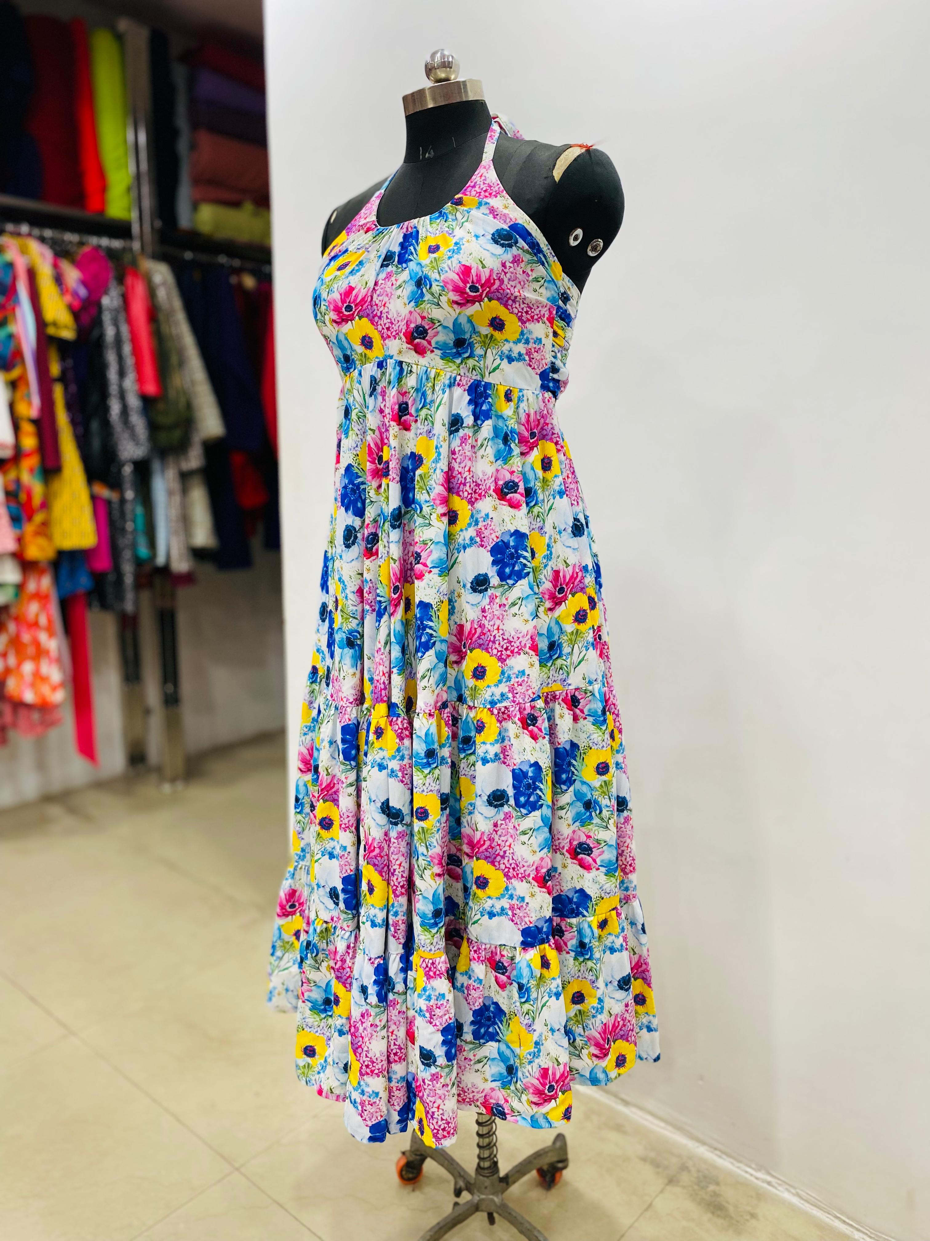 Summer Blossom Flow Maxi