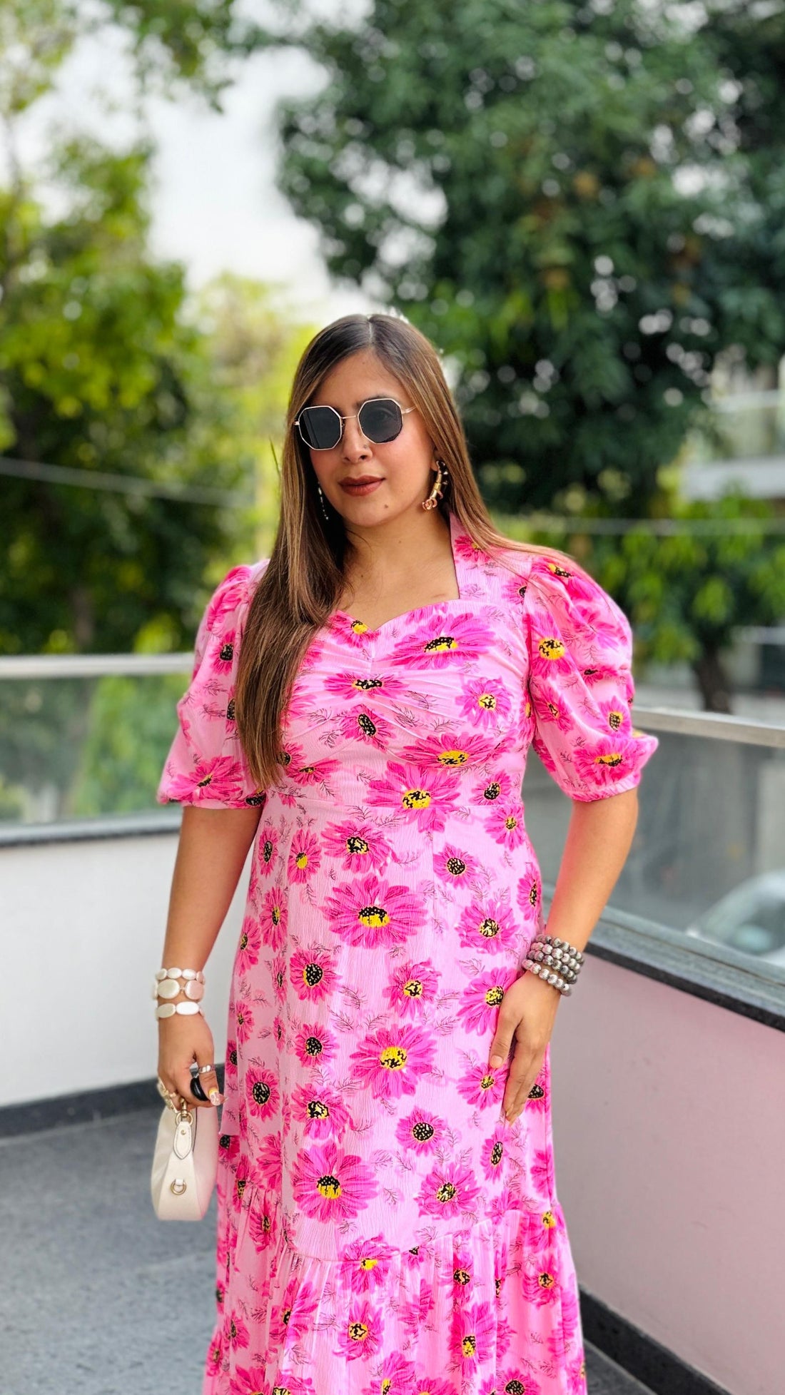 Carnation Pink Maxi Dress