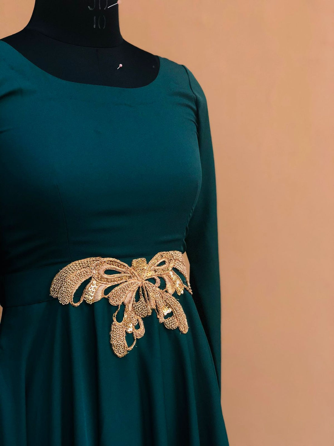 Green Butterfly Ethnic Maxi