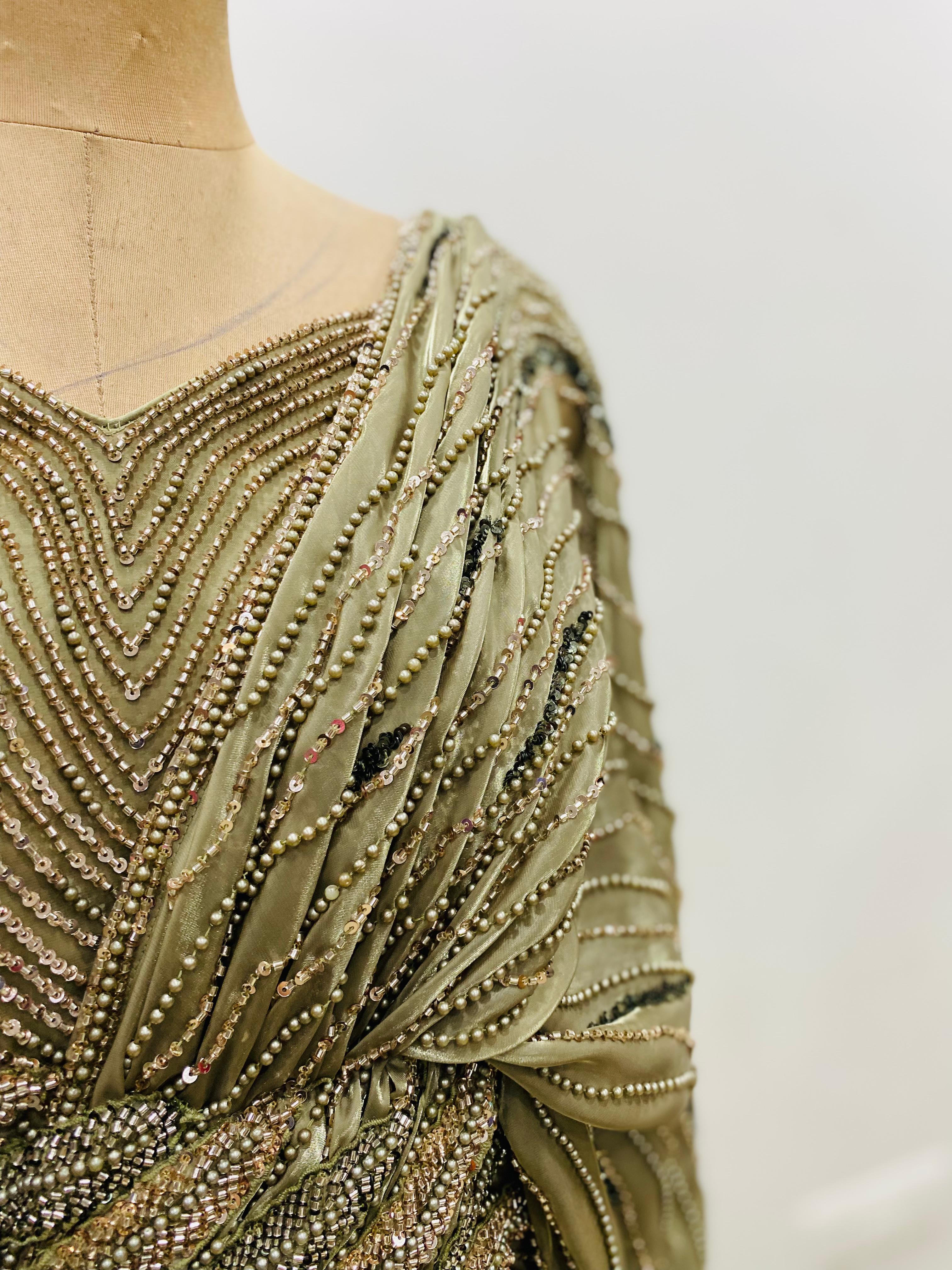 Olive Luxe Fish Cut Saree