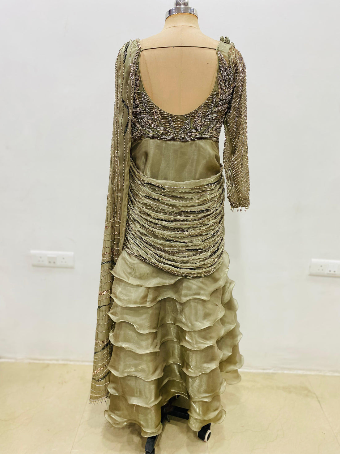 Olive Luxe Fish Cut Saree