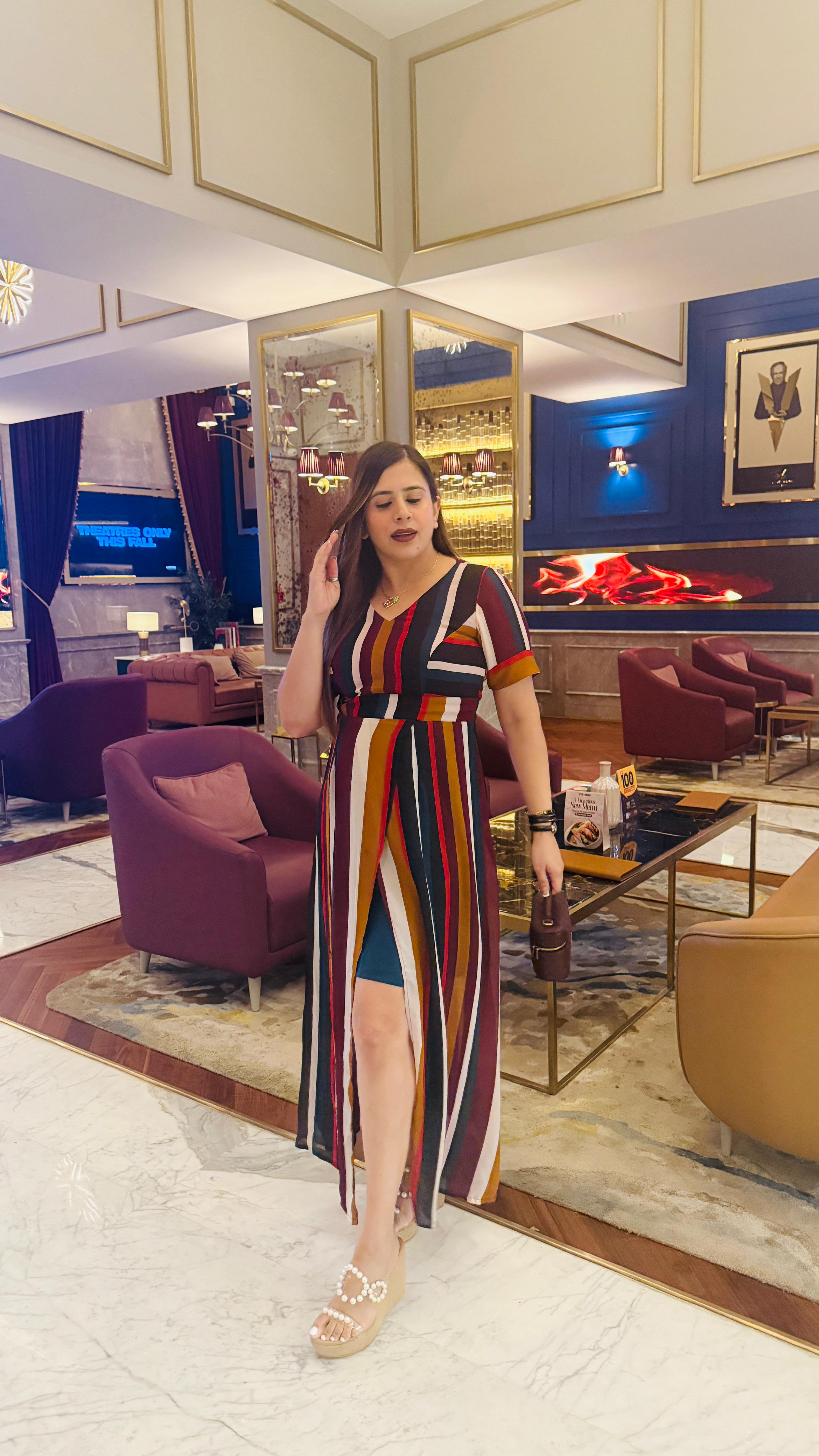 Rainbow Charm Maxi Dress