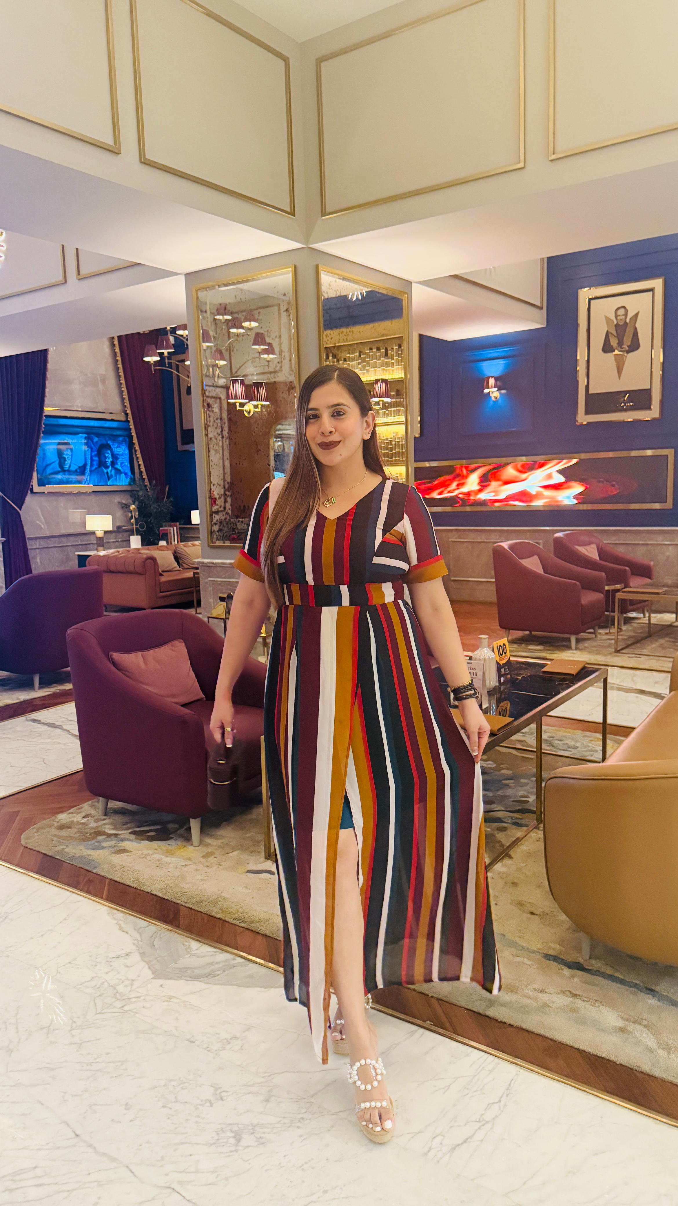 Rainbow Charm Maxi Dress