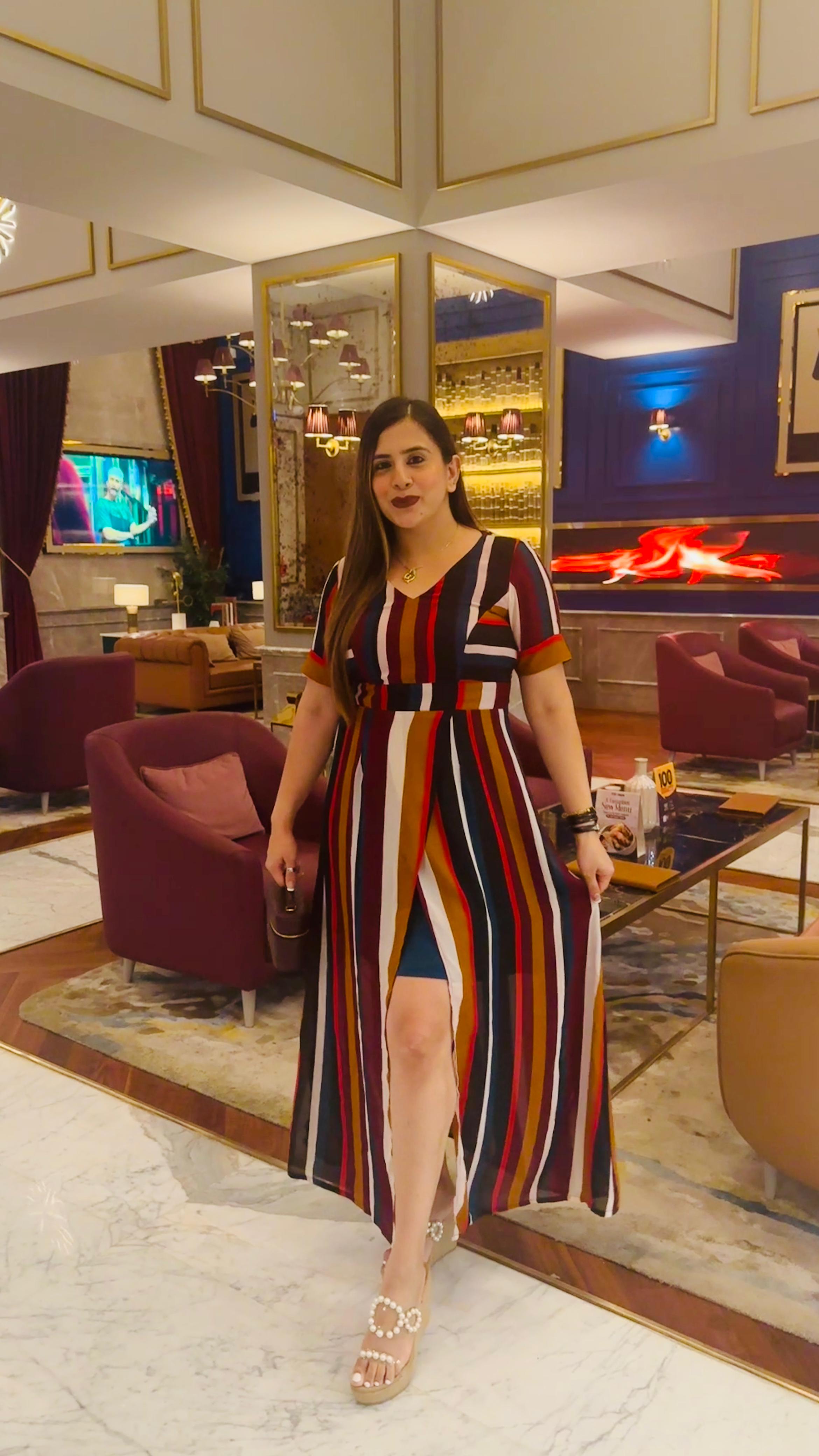 Rainbow Charm Maxi Dress