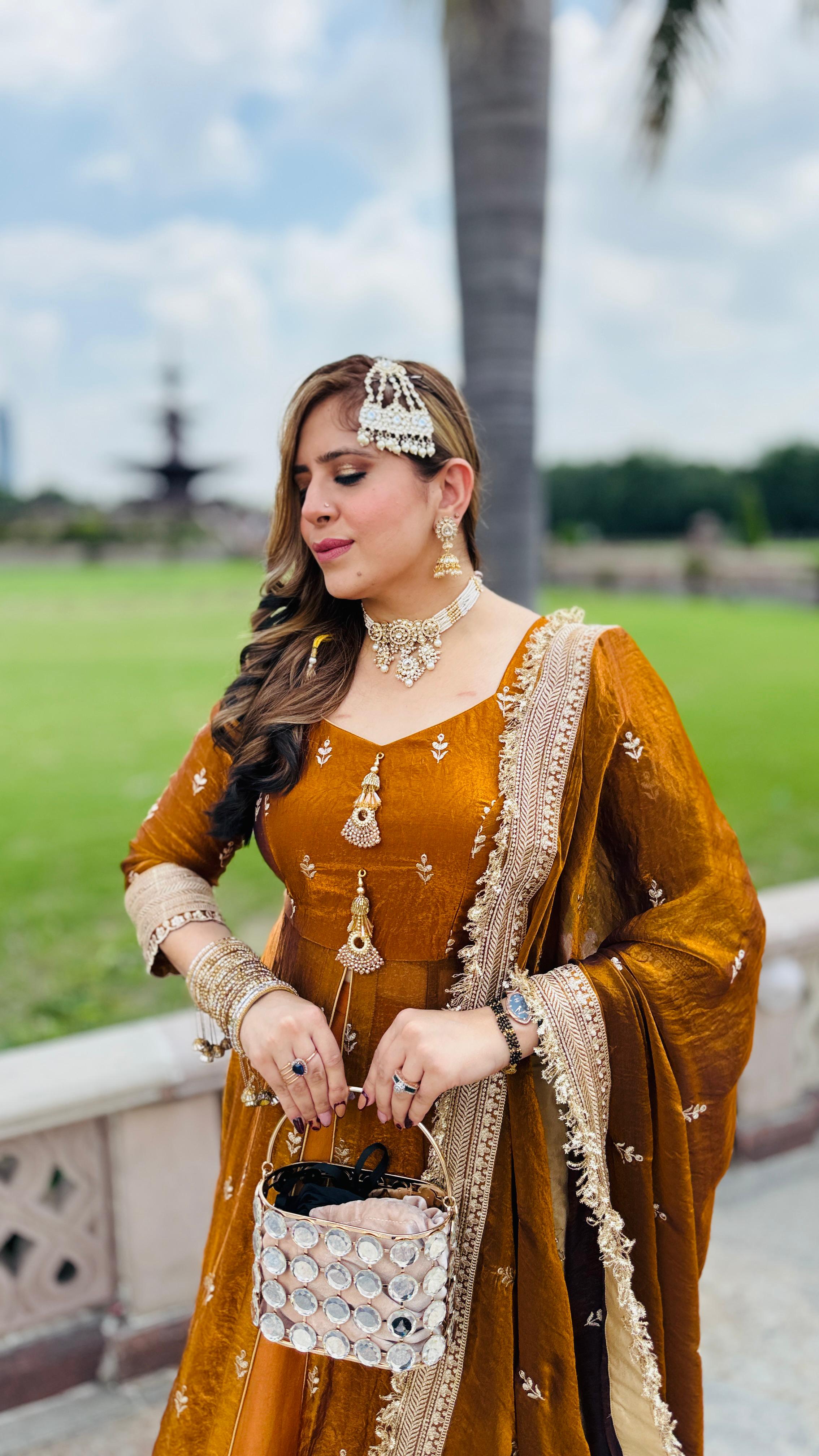 Mustard Wedding Lehenga