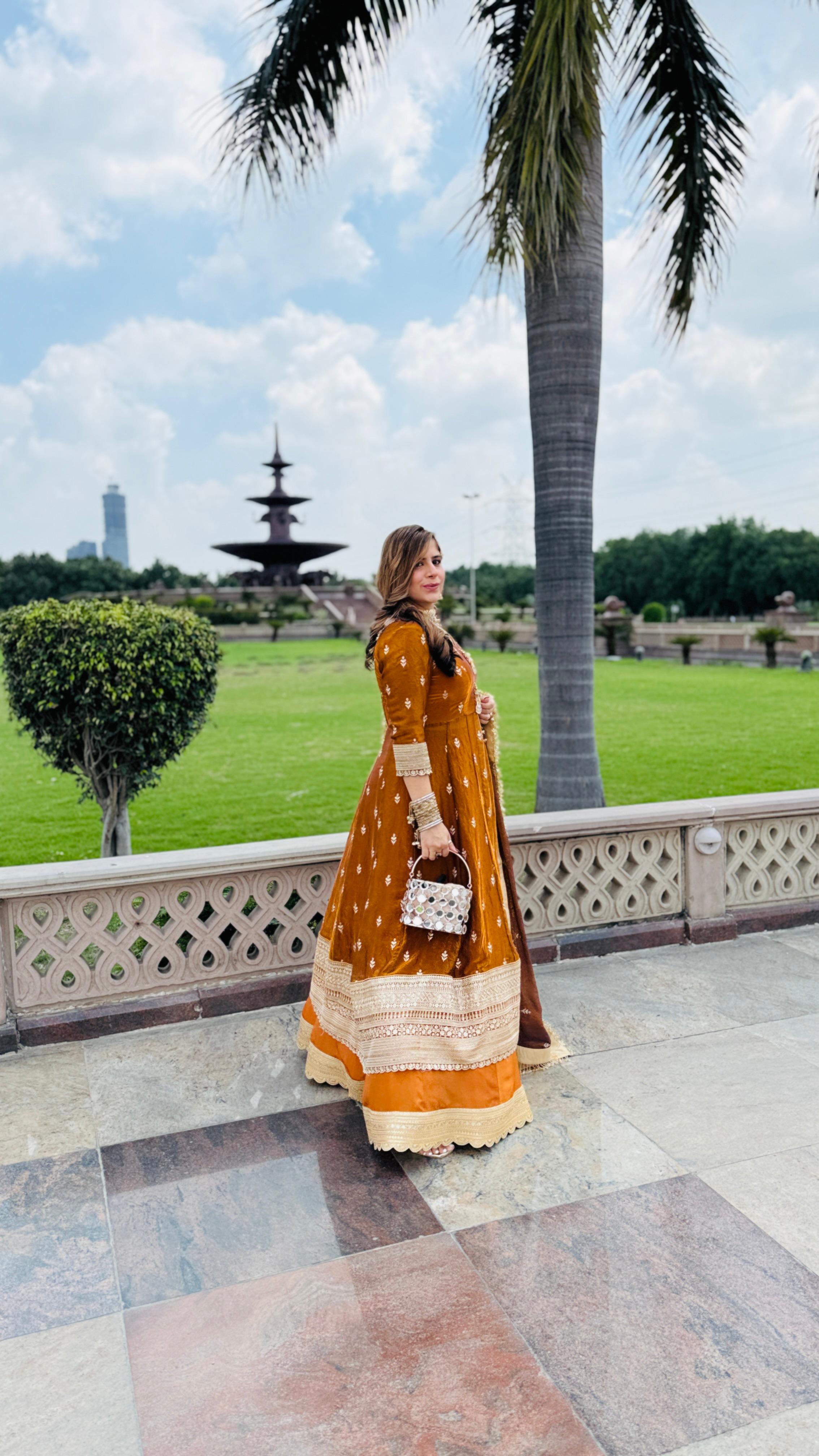 Mustard Wedding Lehenga
