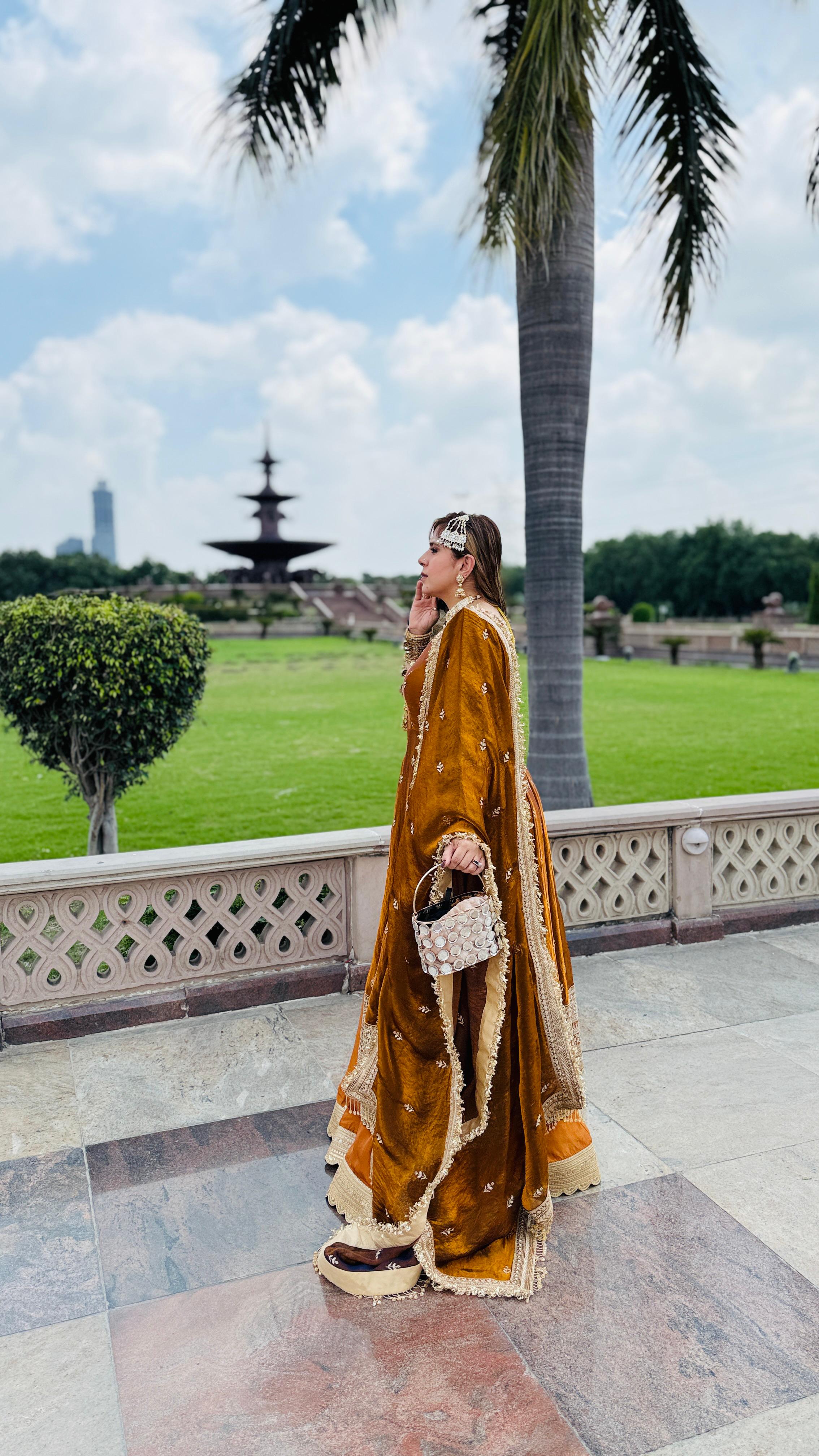 Mustard Wedding Lehenga