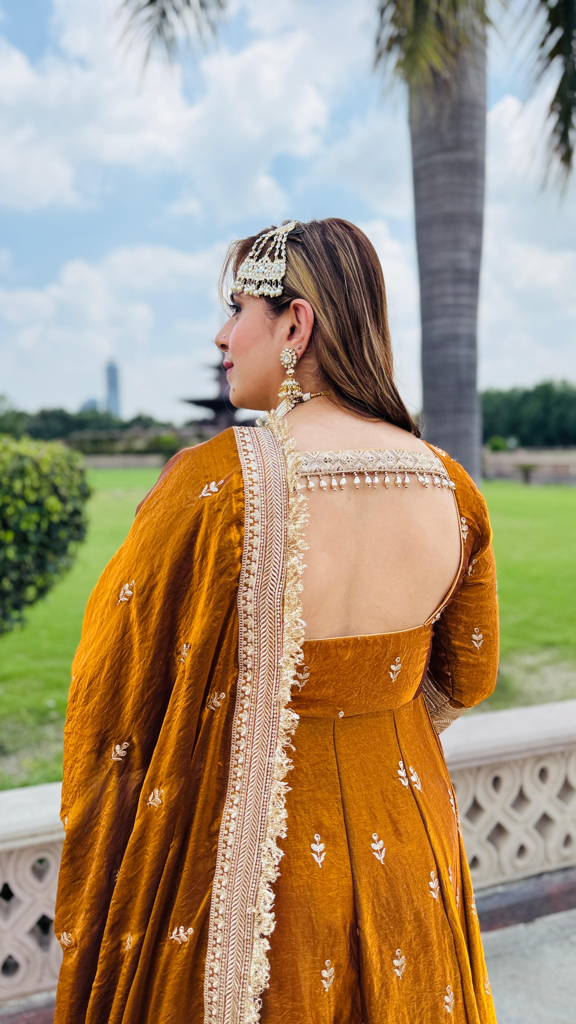 Mustard Wedding Lehenga