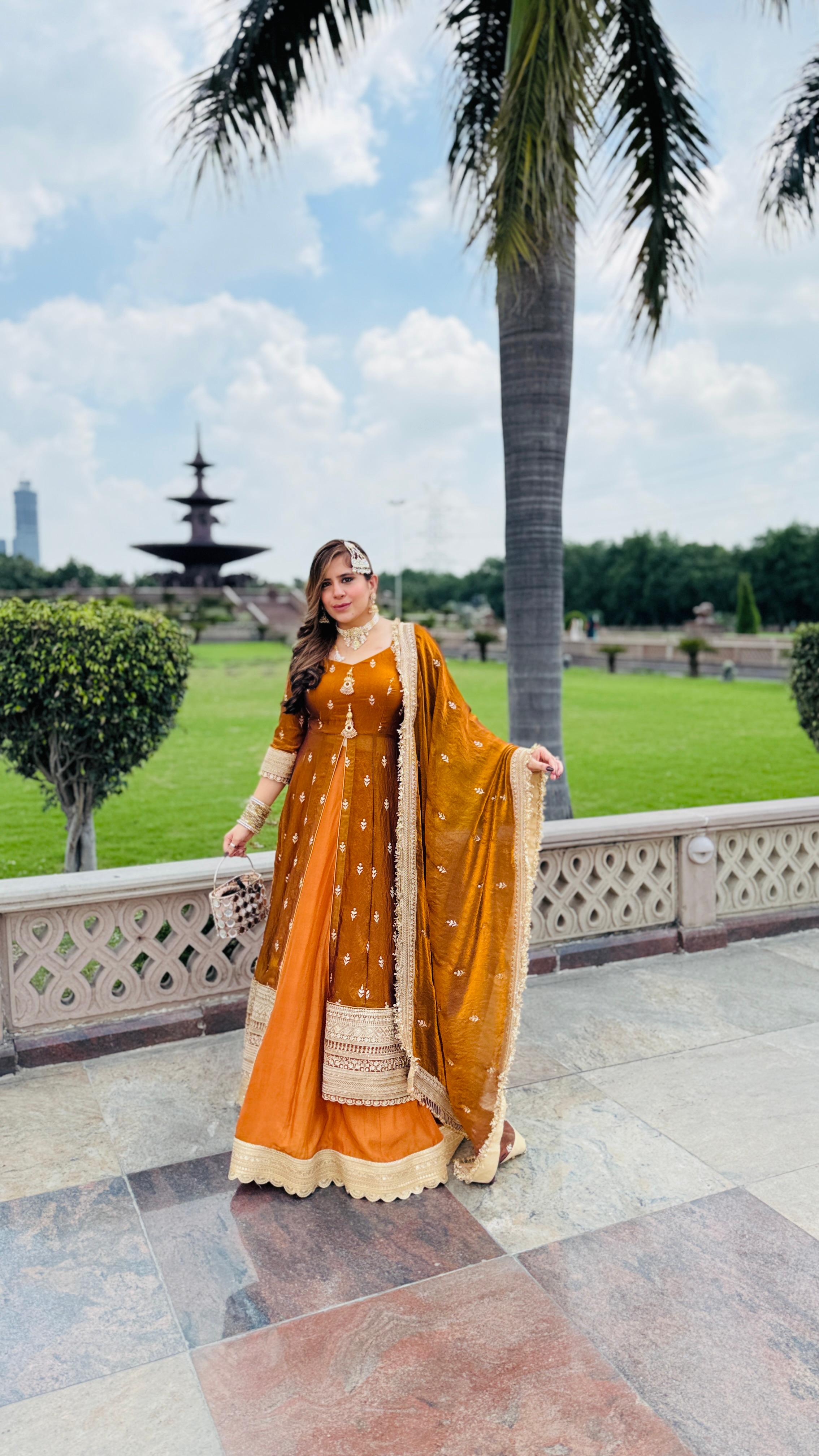 Mustard Wedding Lehenga