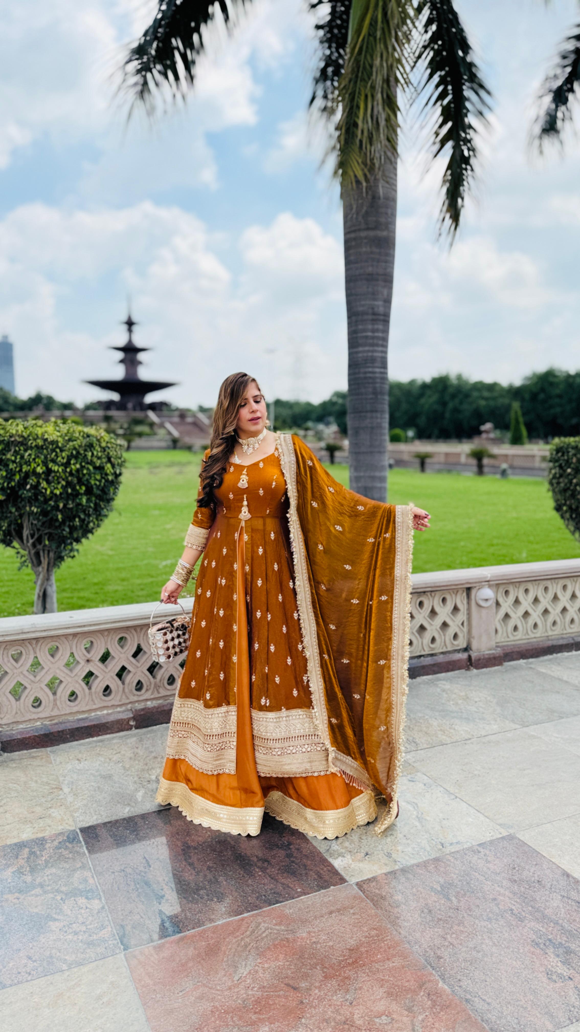 Mustard Wedding Lehenga