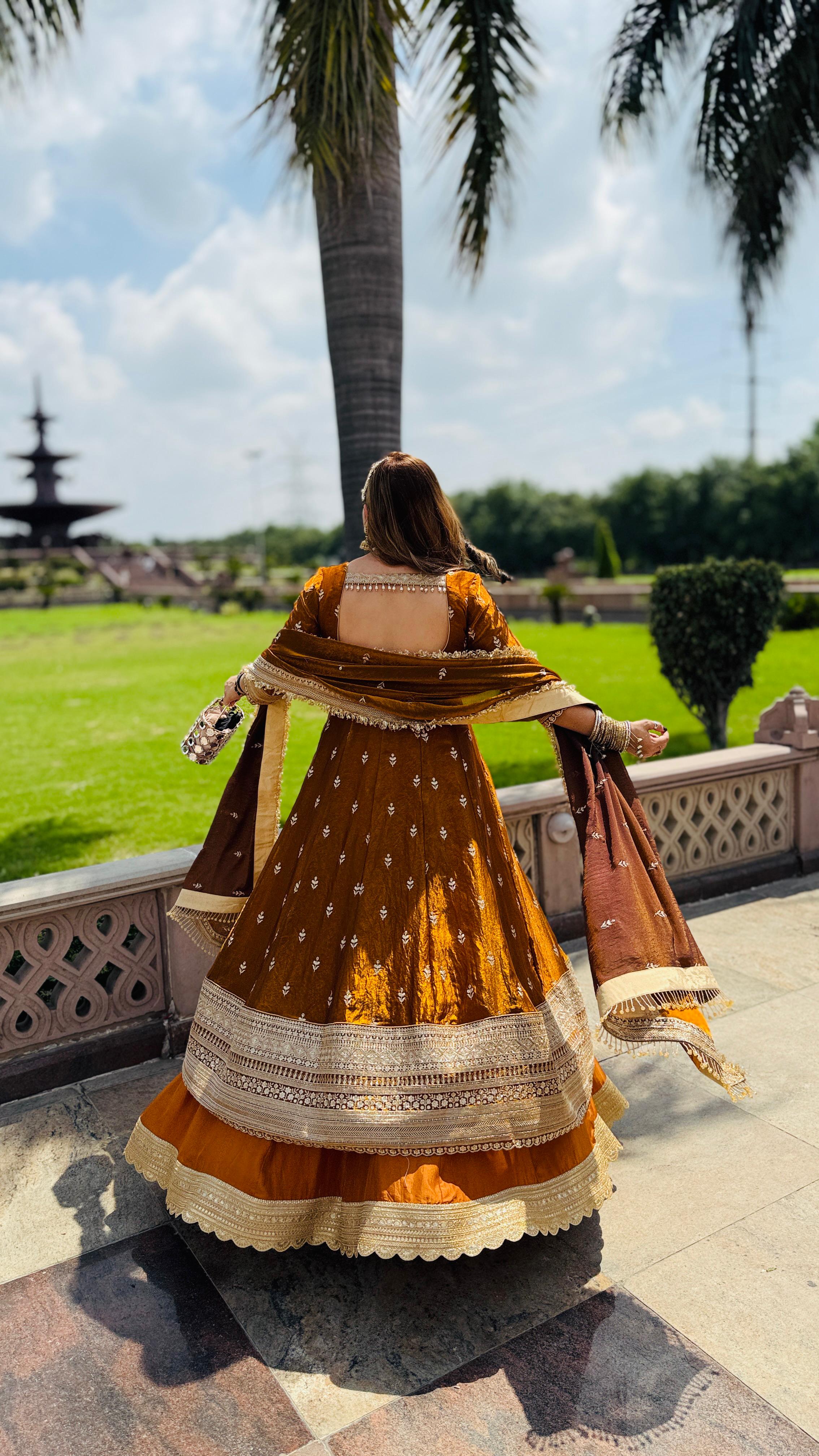 Mustard Wedding Lehenga