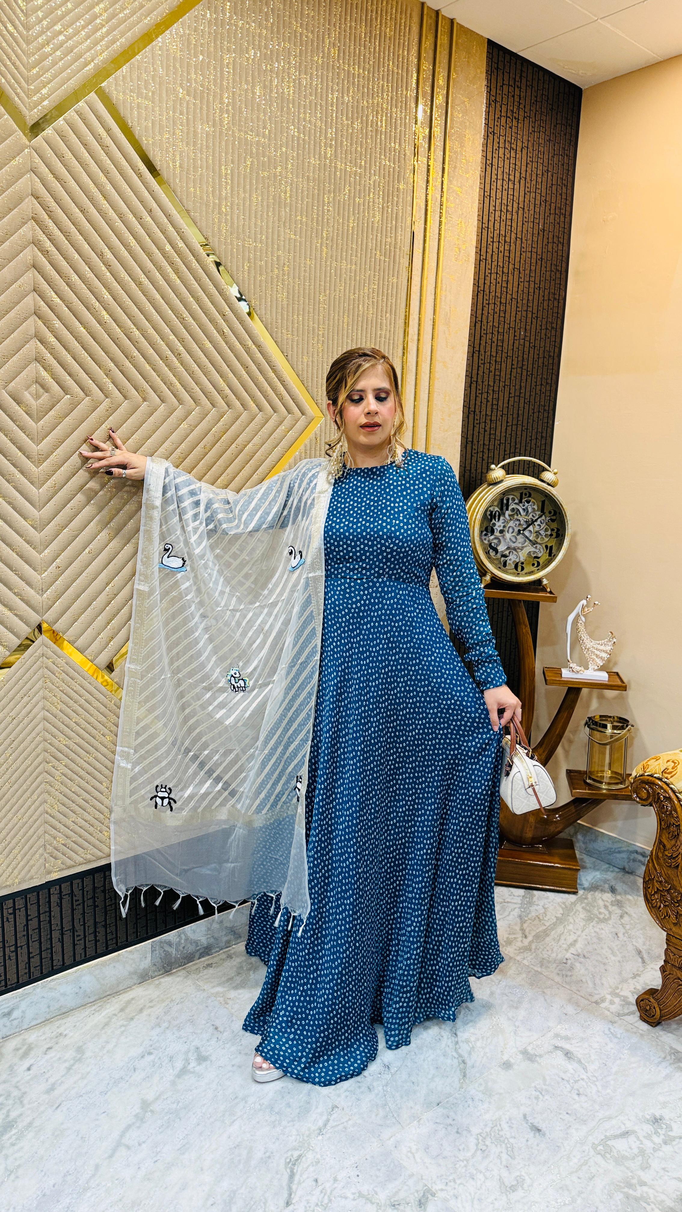 Peacock Festive Anarkali