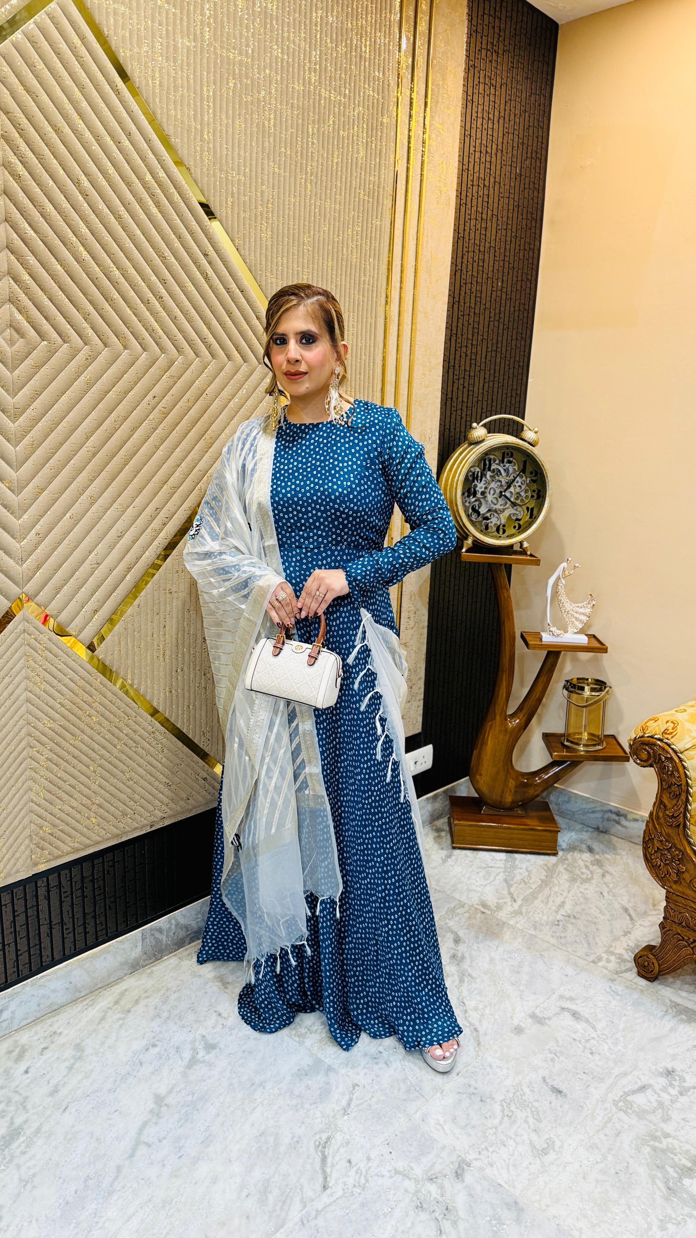 Peacock Festive Anarkali