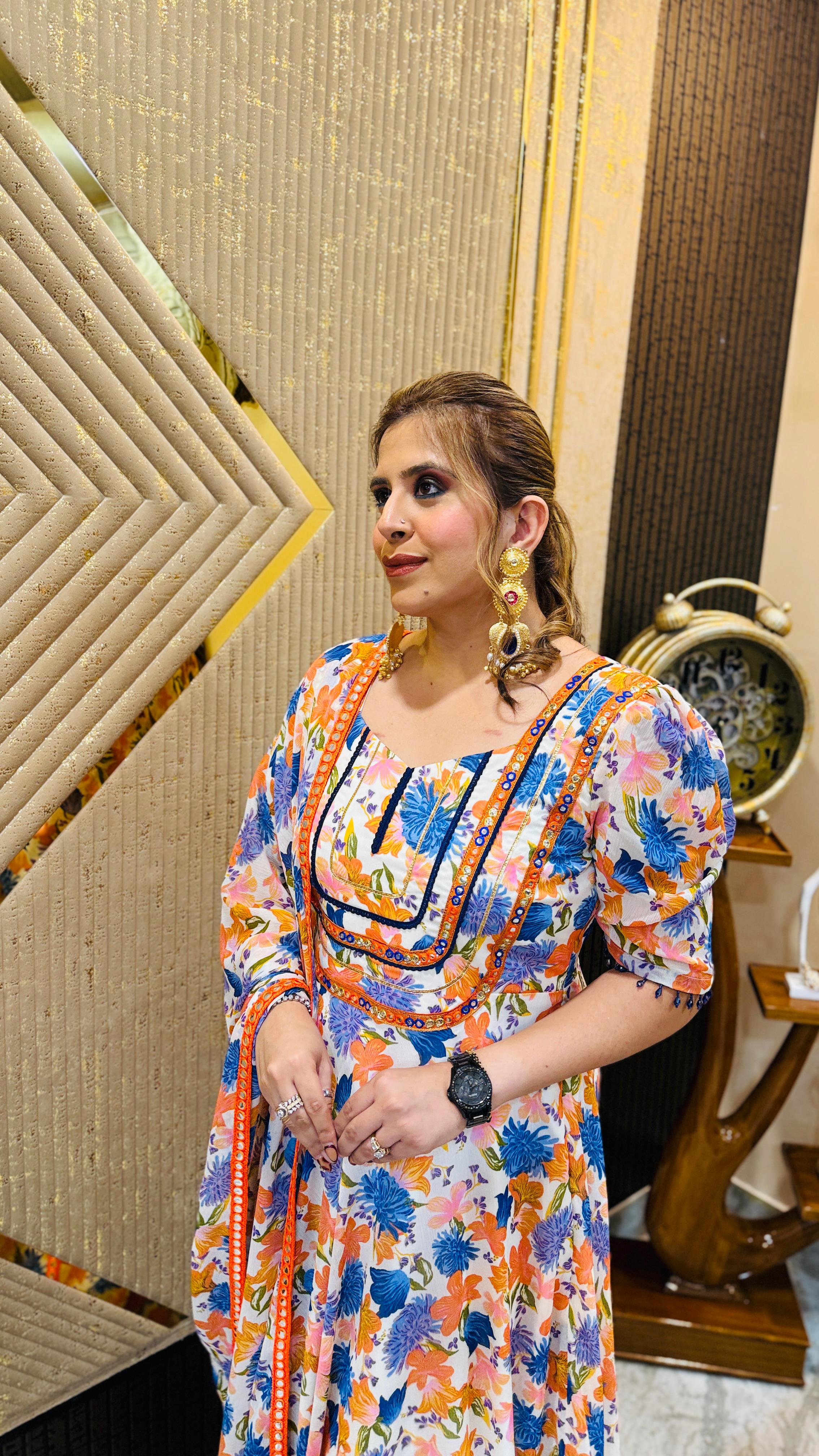 Flower Festive Anarkali