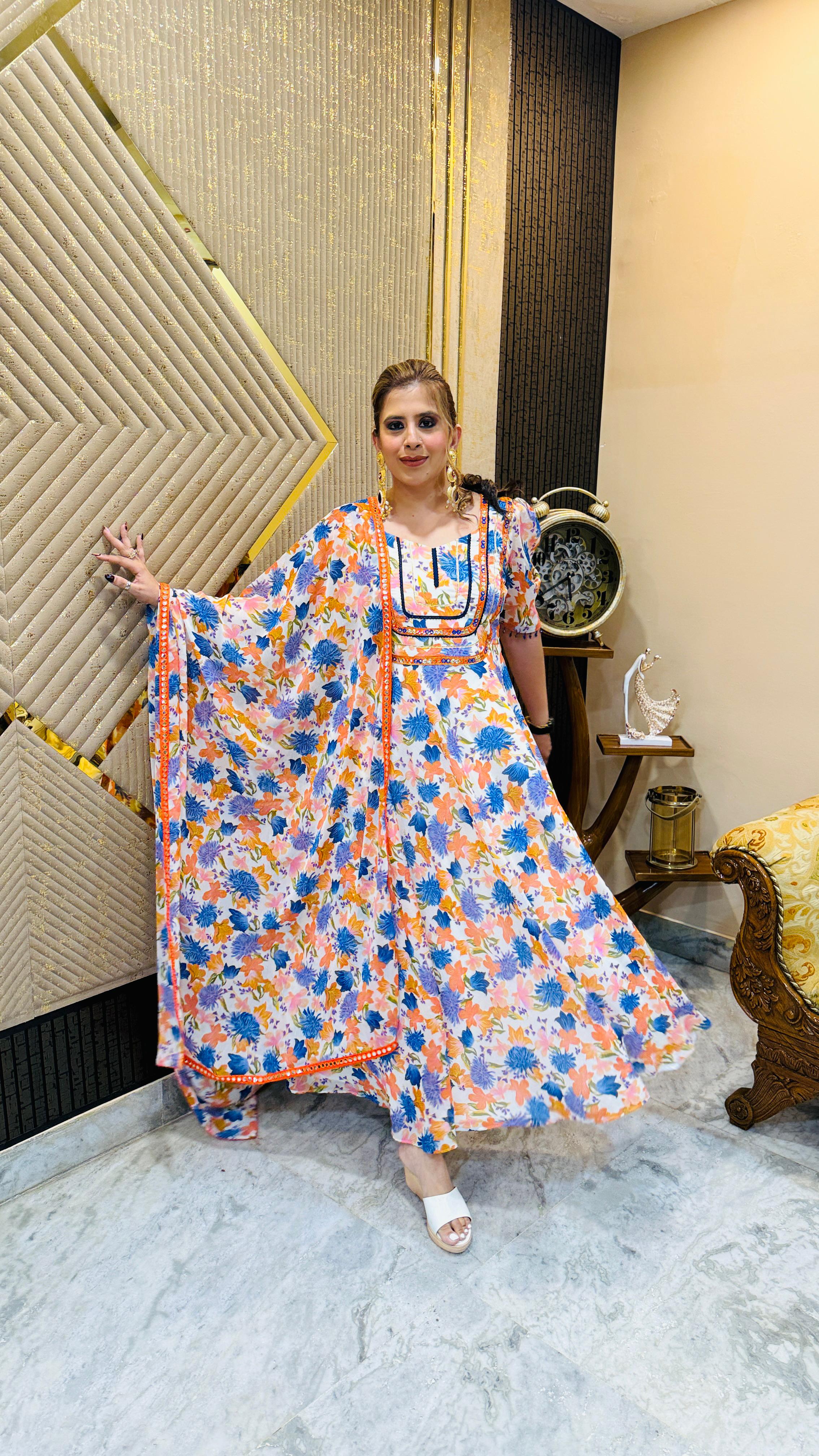 Flower Festive Anarkali