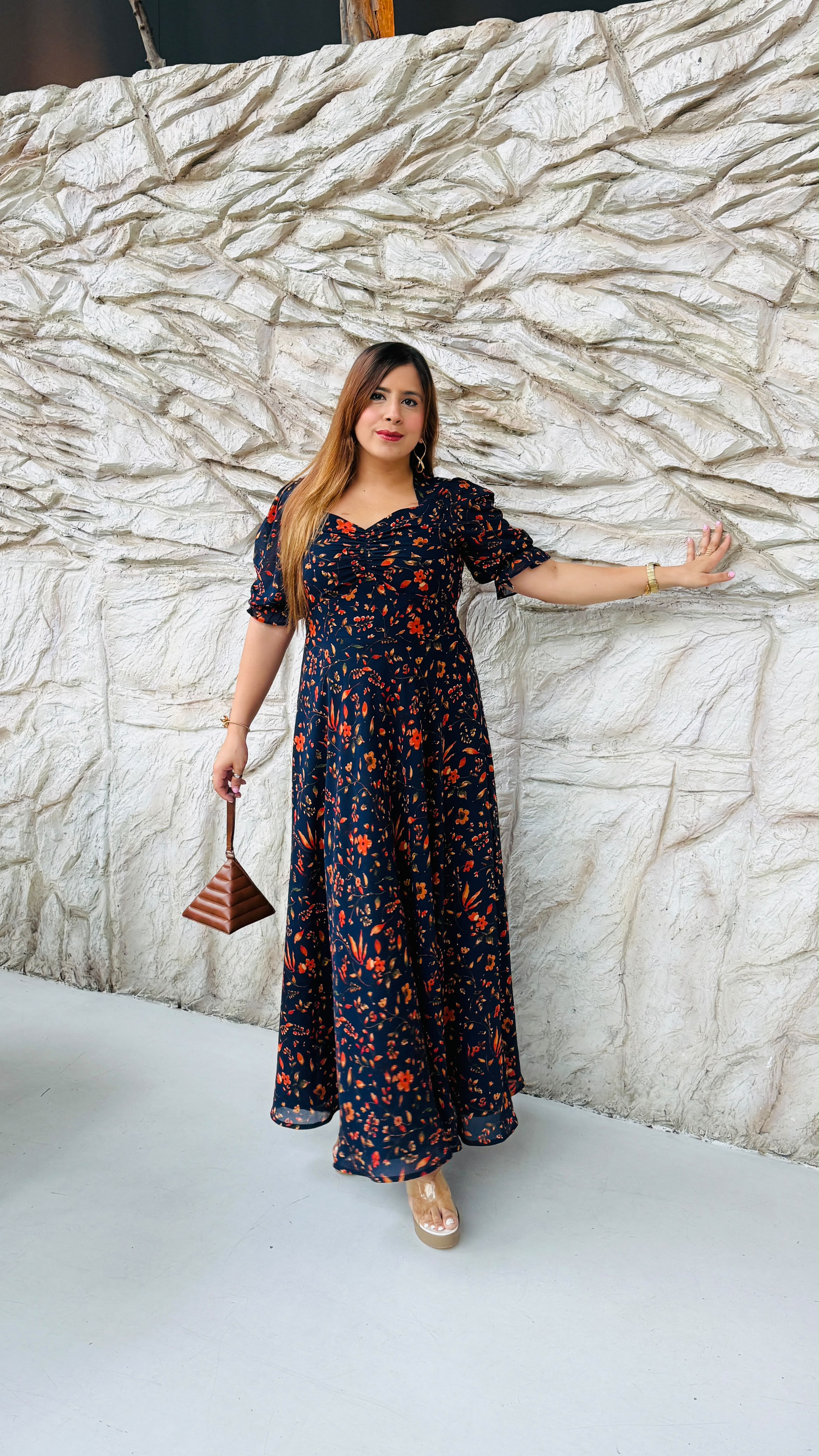 Blue Brigade Maxi Dress