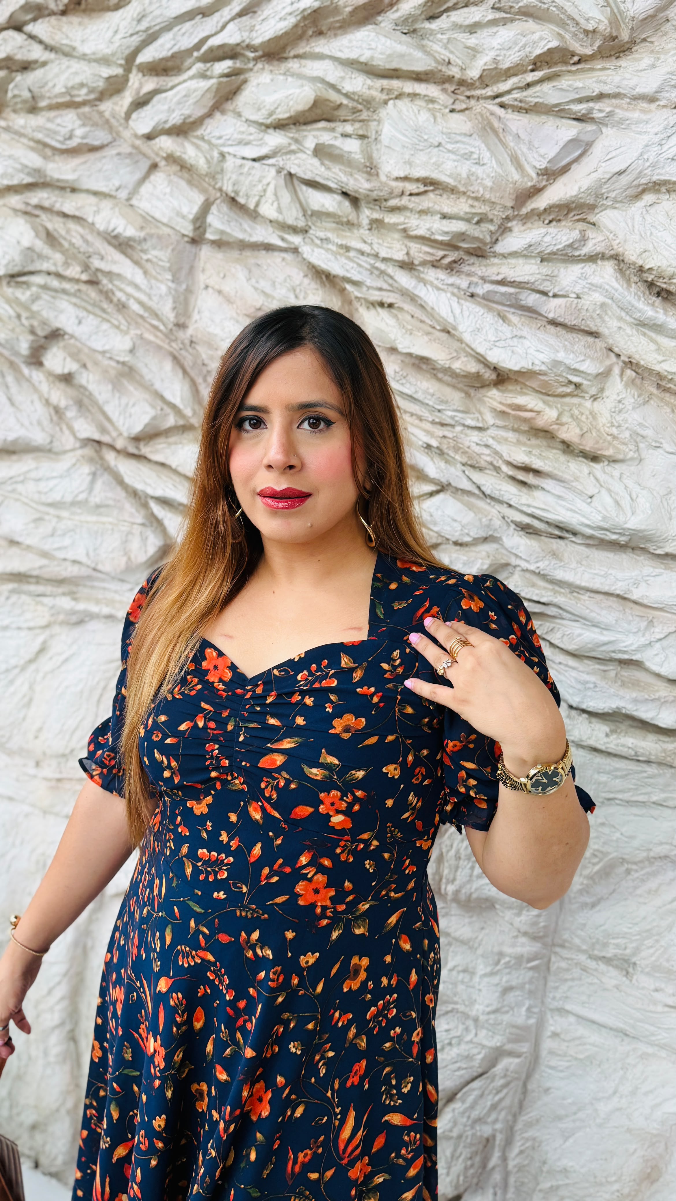 Blue Brigade Maxi Dress
