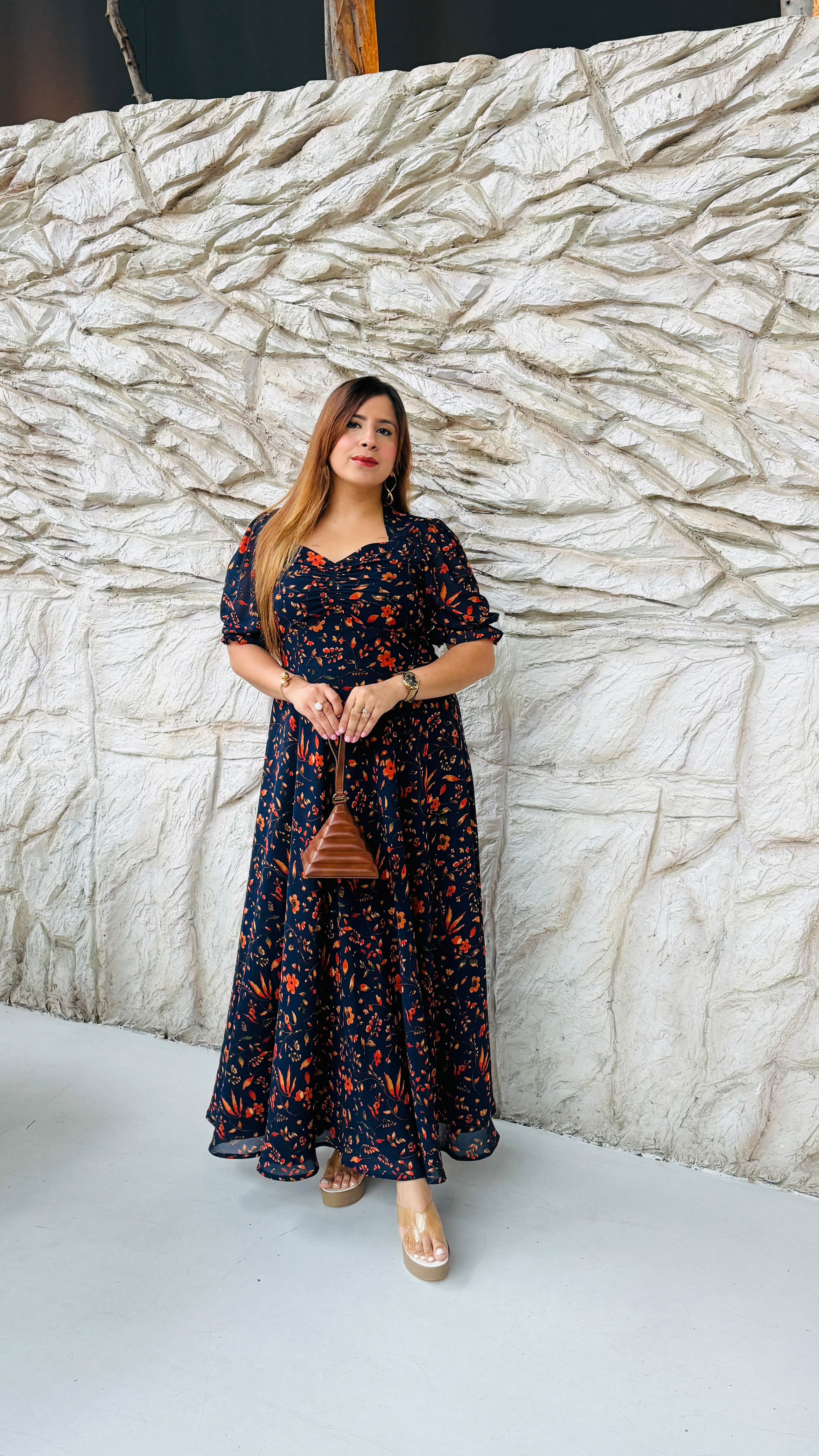 Blue Brigade Maxi Dress