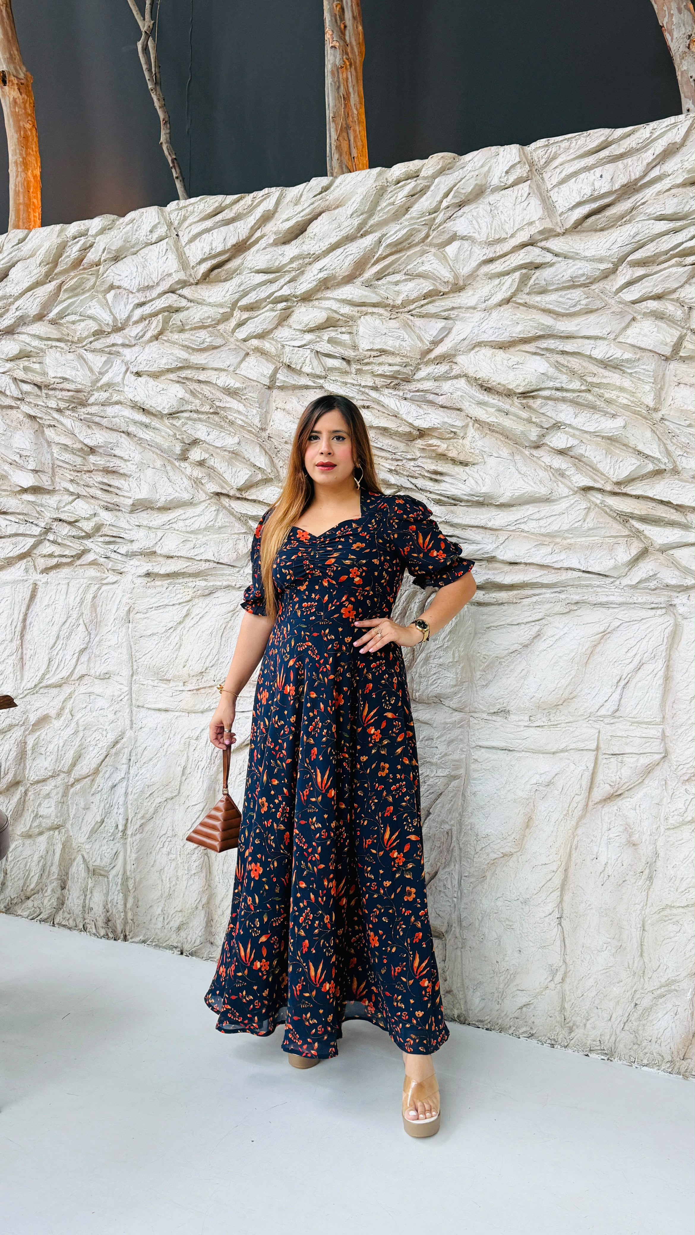 Blue Brigade Maxi Dress