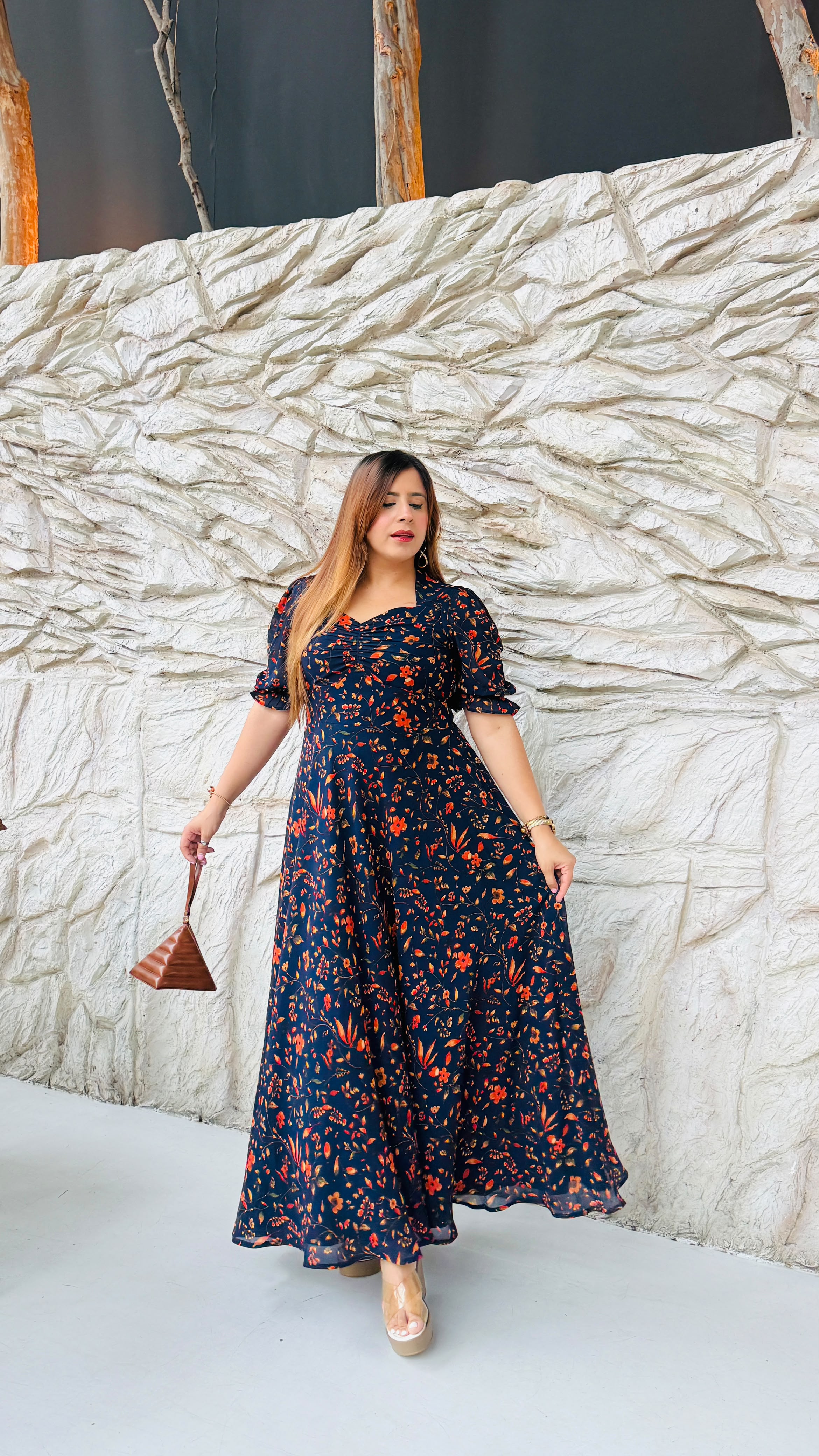 Blue Brigade Maxi Dress