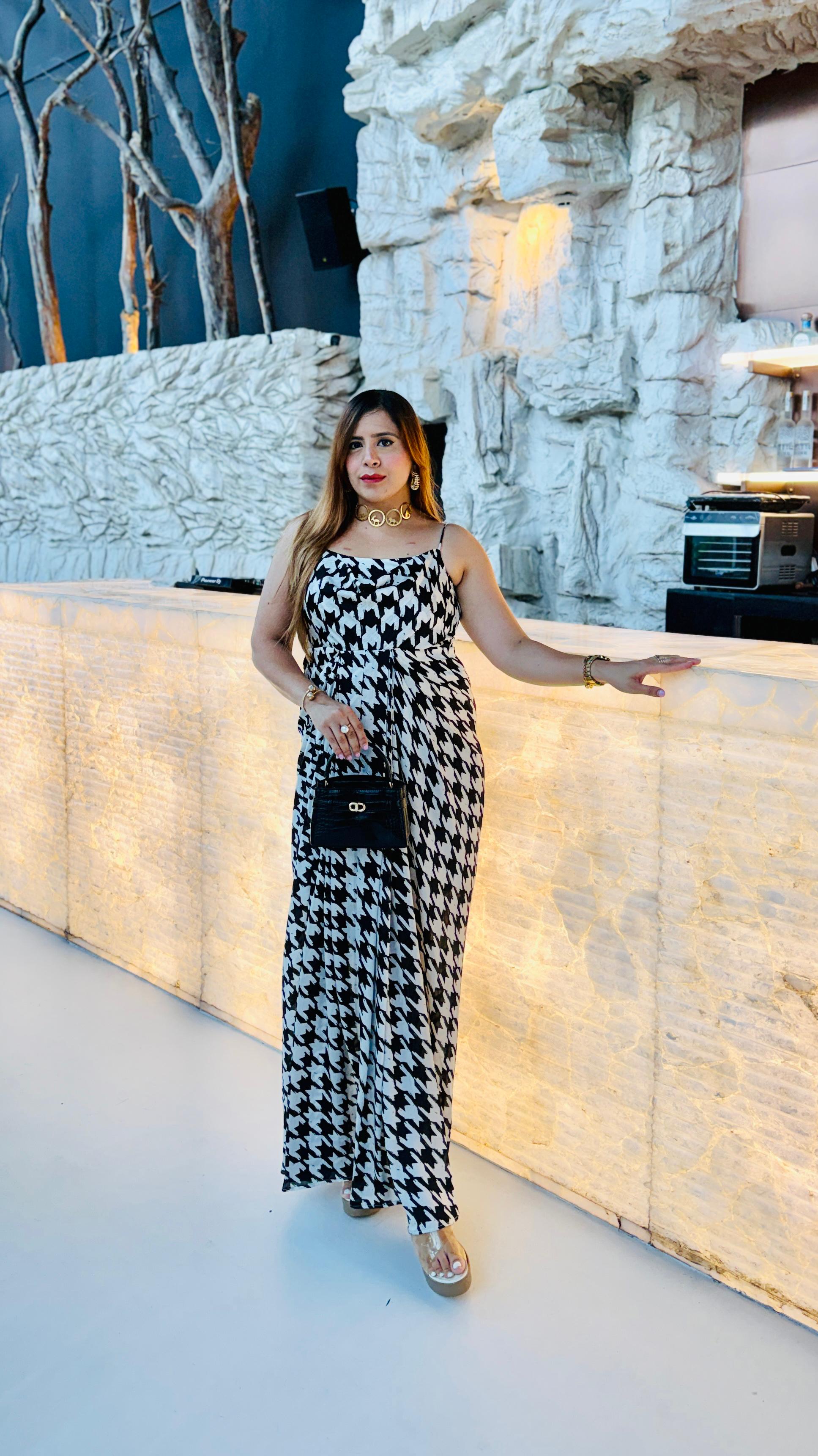 Monochrome Magic Party Drape