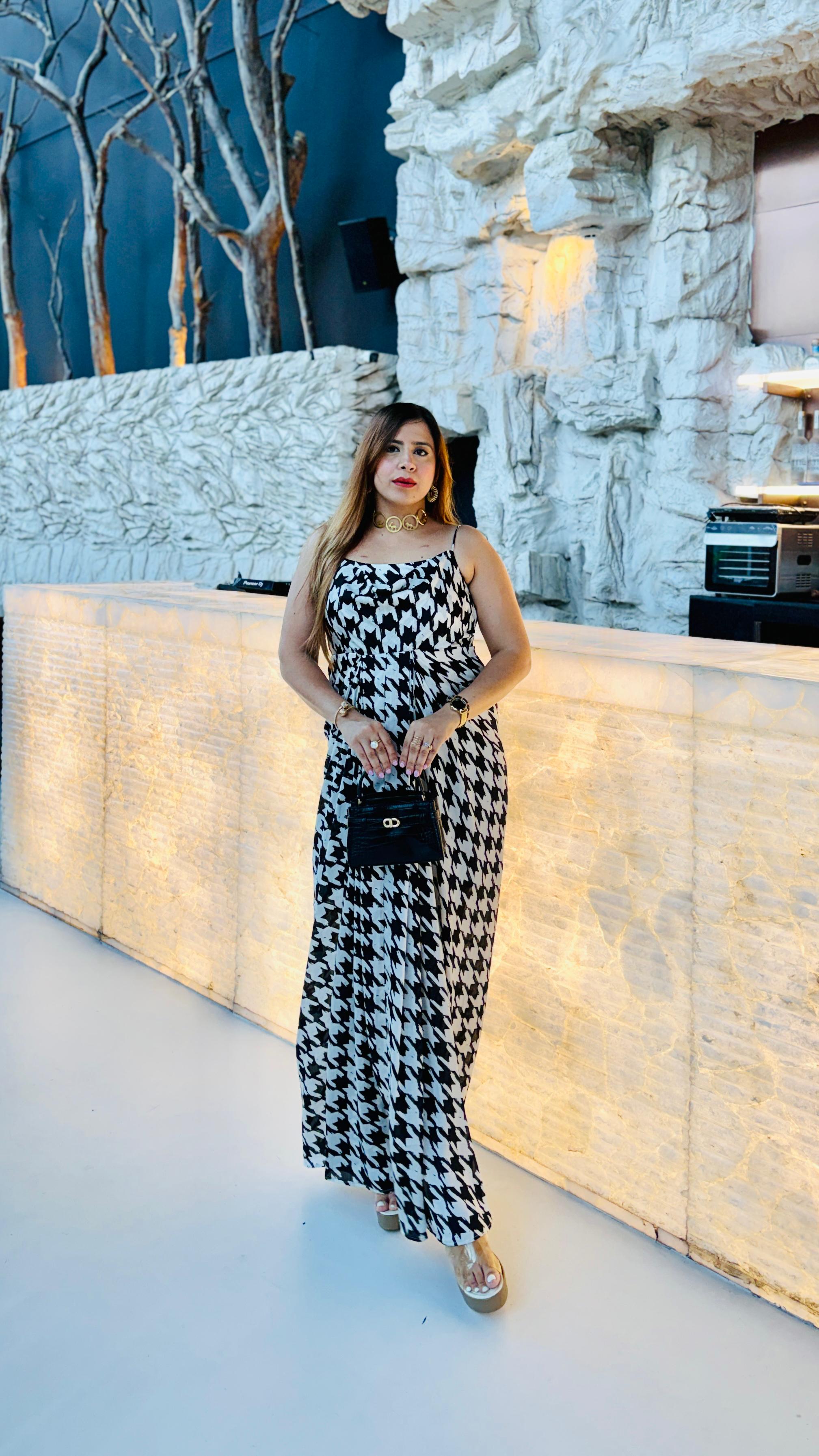 Monochrome Magic Party Drape