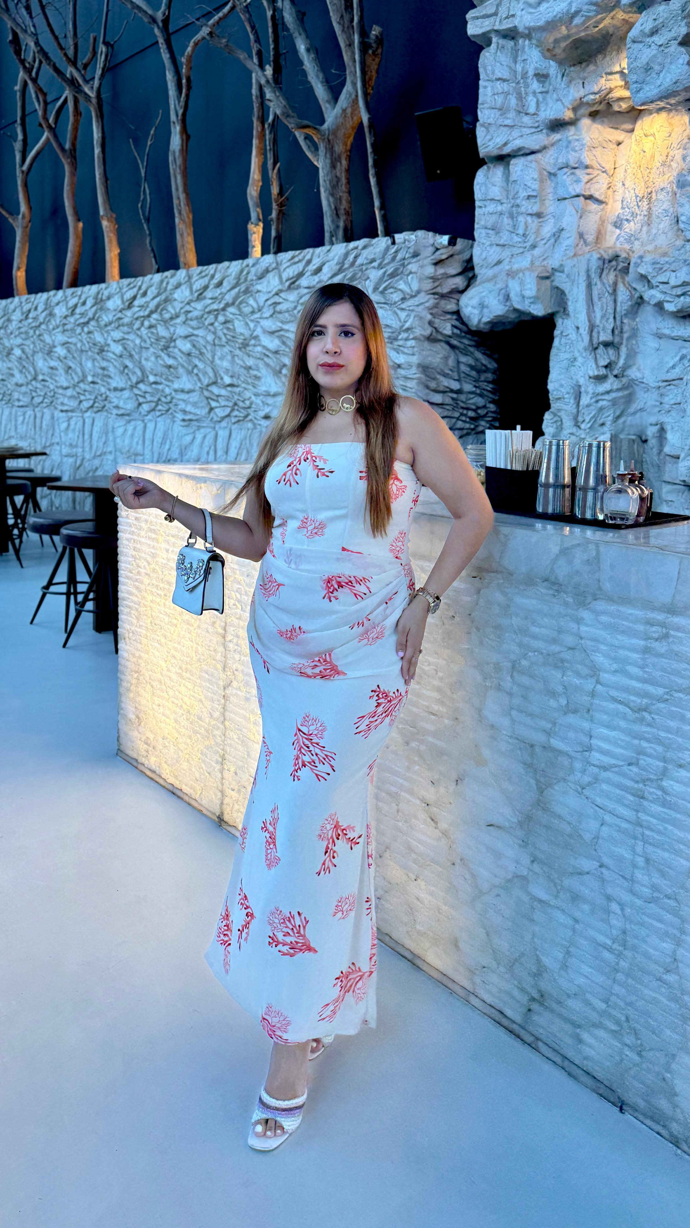 Reef In a Corset Maxi Dress