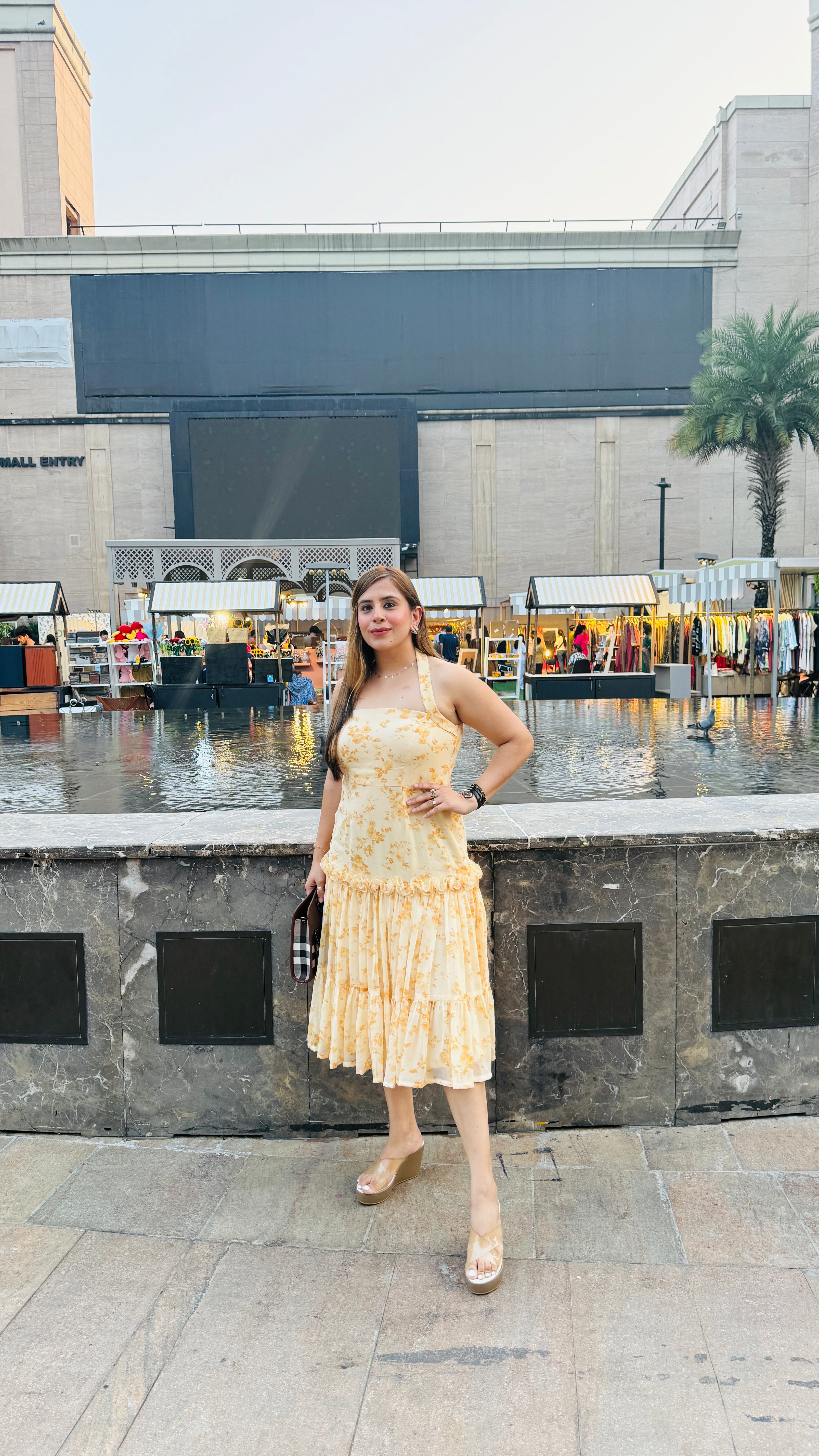 Butter Yellow Midi