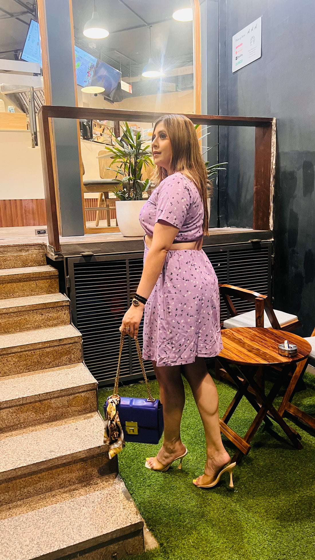 Lilac Butterfly Dress