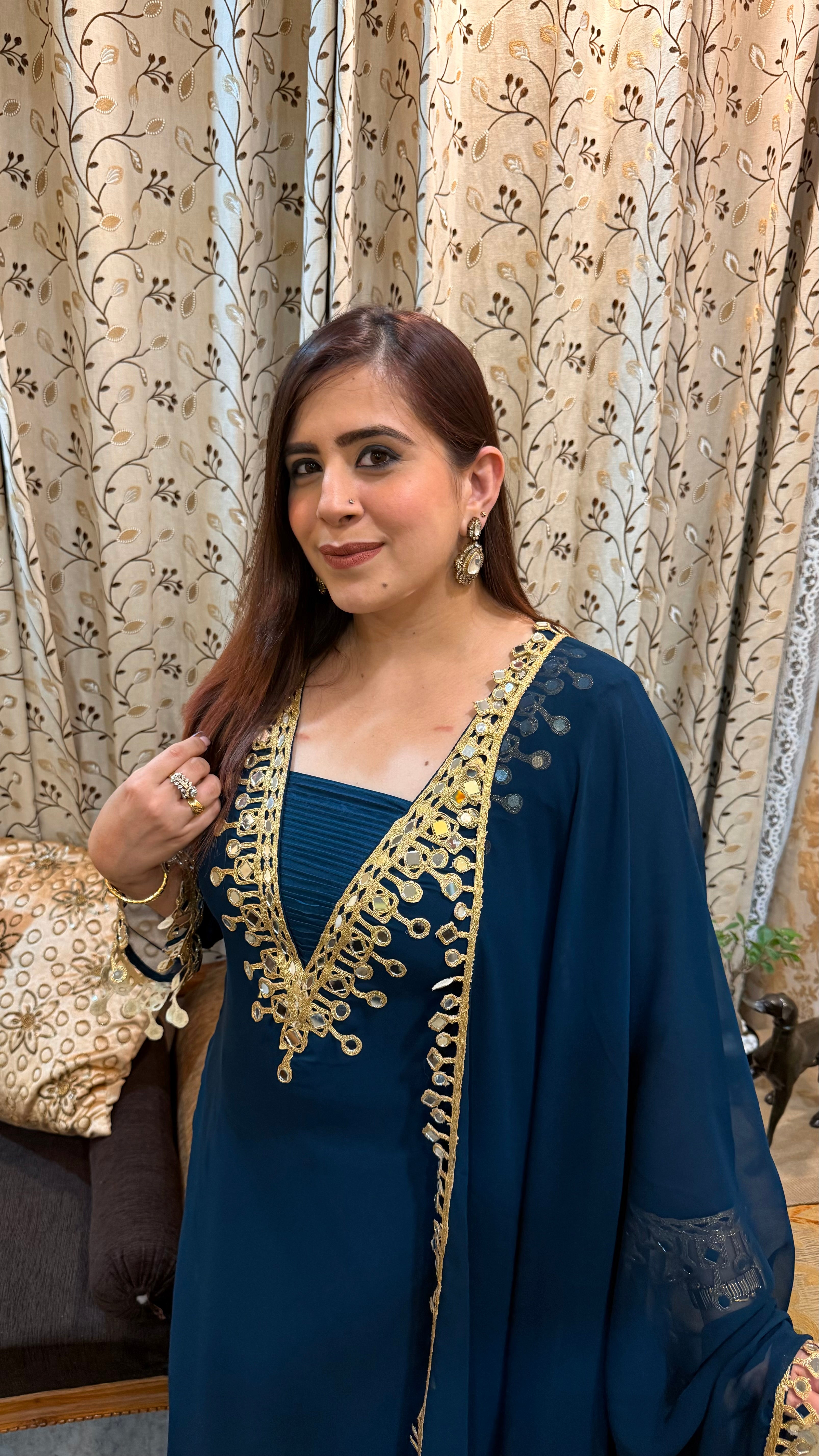 Peacock Mirror Suit