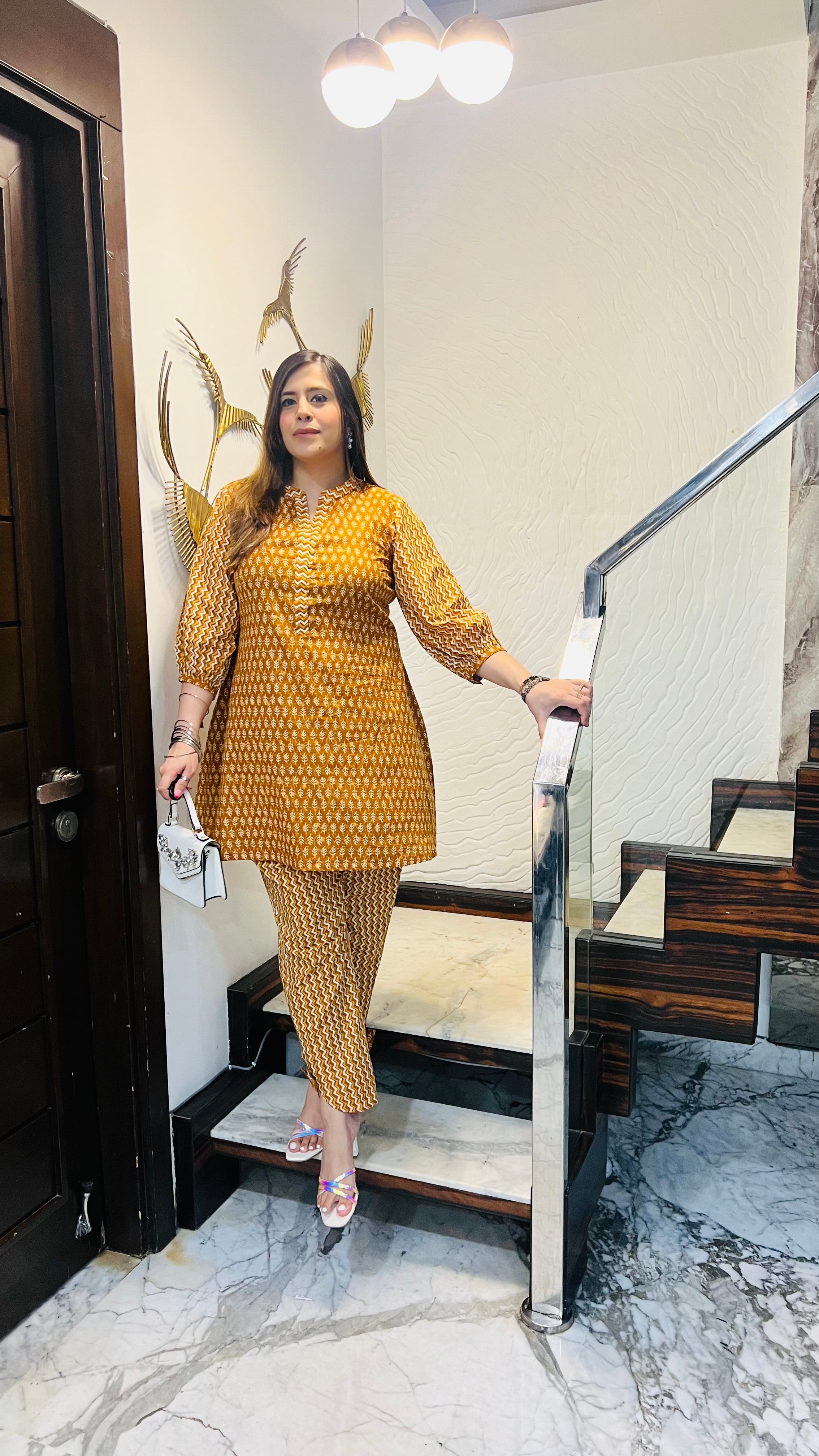 Mustard Cotton Co-Ord